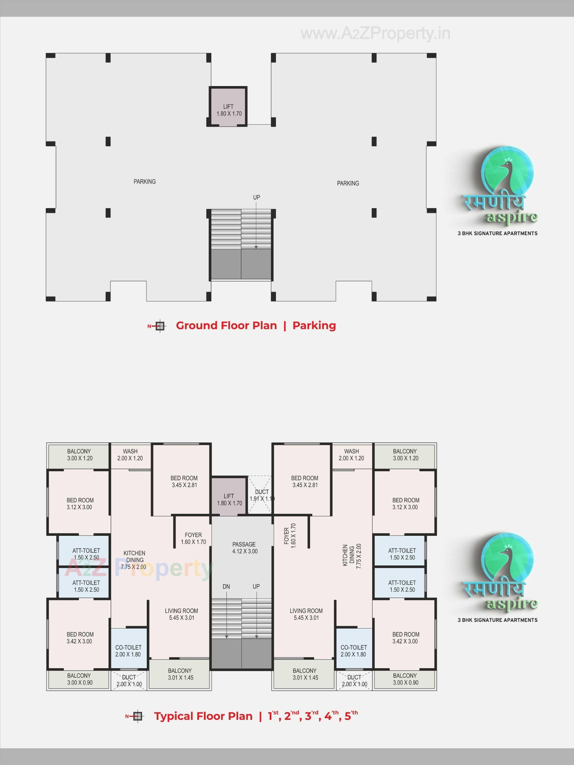 Layout of real estate project Ramaniy Aspire located at Karamsad, Anand, Gujarat