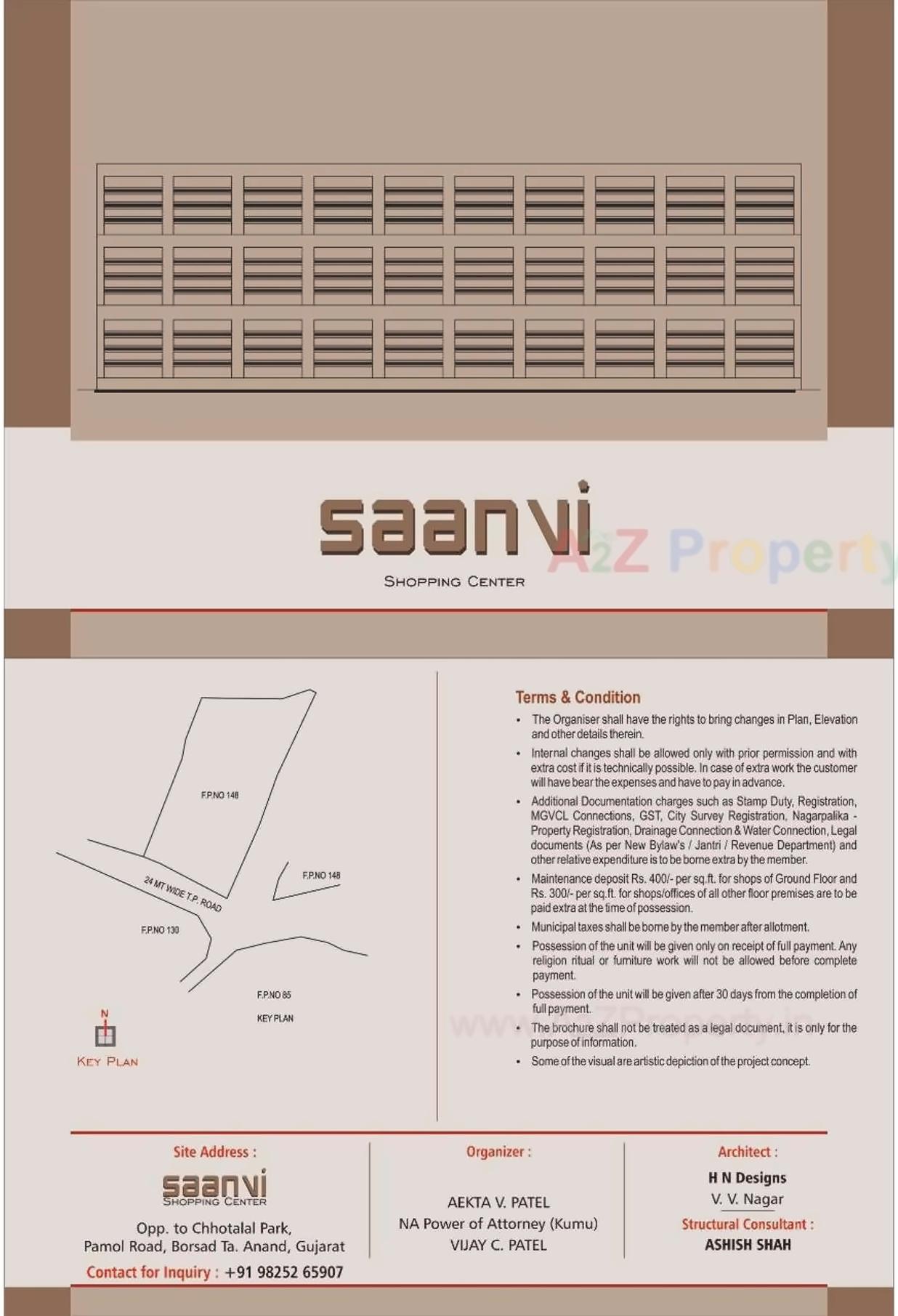  of real estate project Saanvi Shopping Center located at Anand, Anand, Gujarat