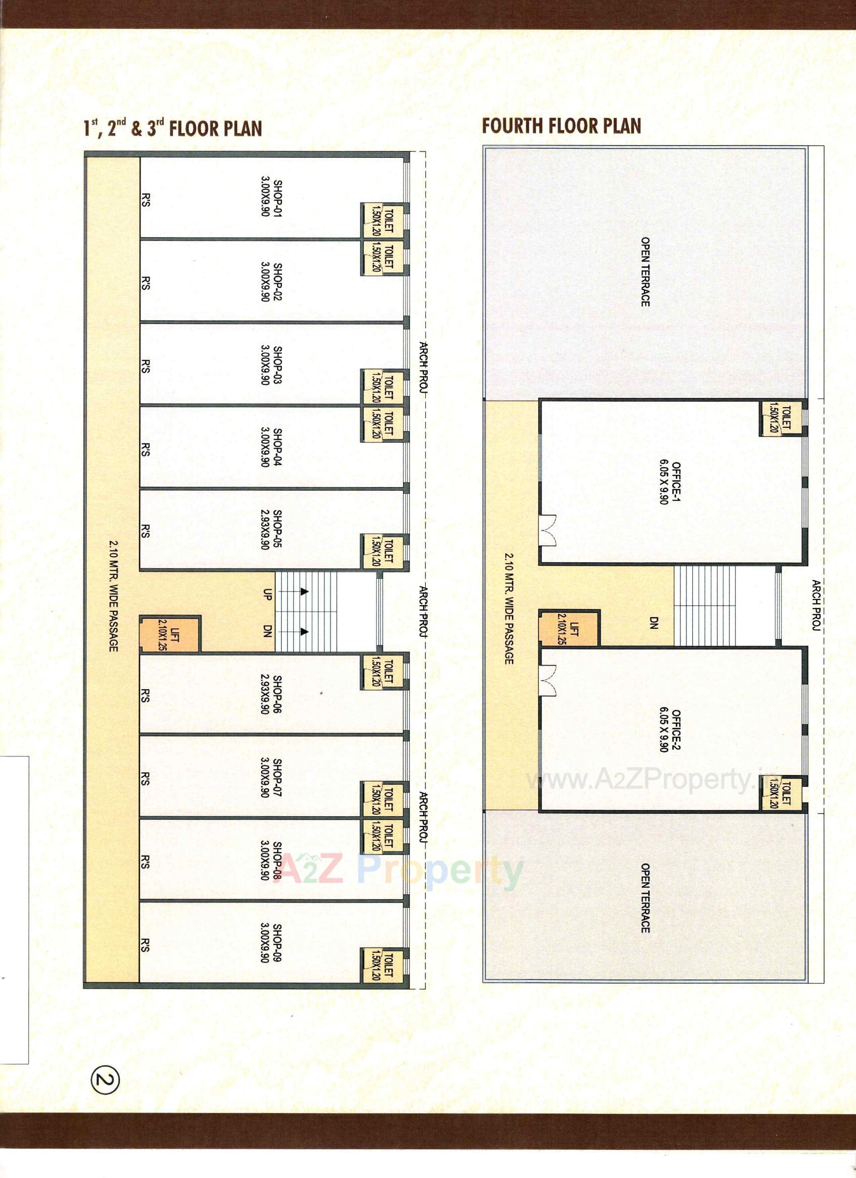 Layout of real estate project Saffron Icon located at Anand, Anand, Gujarat
