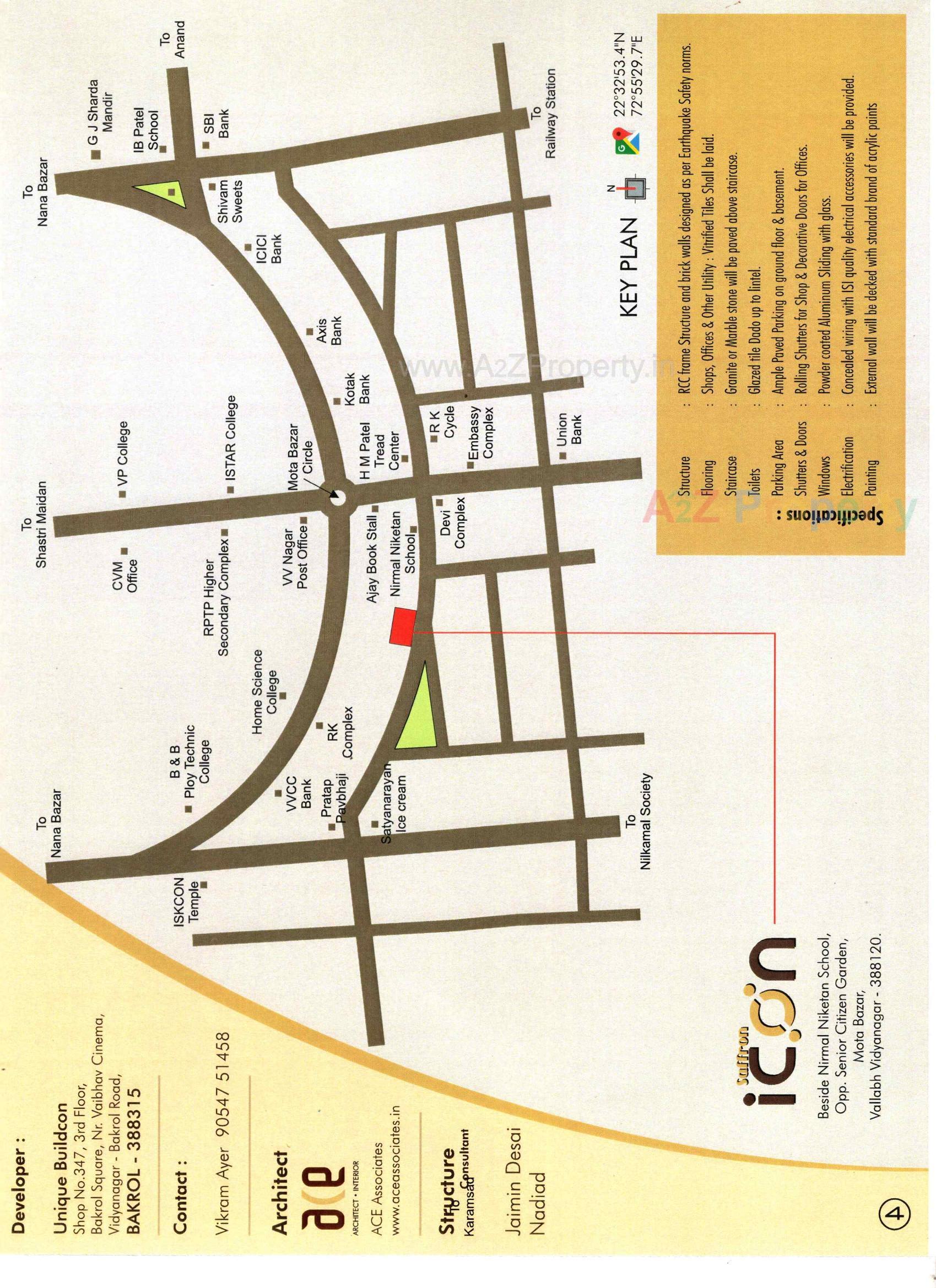  of real estate project Saffron Icon located at Anand, Anand, Gujarat