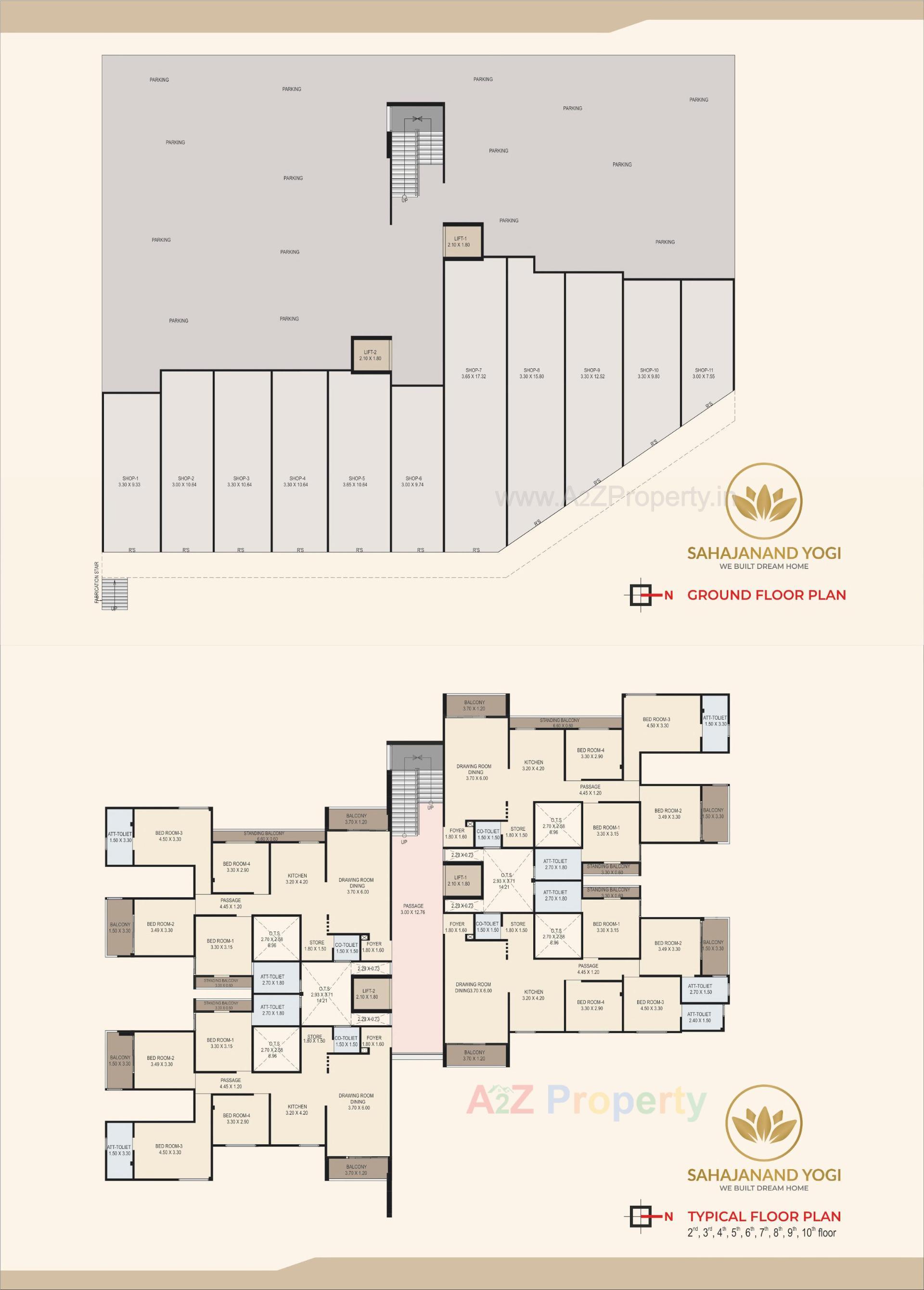Layout of real estate project Sahajanand Yogi located at Anand, Anand, Gujarat