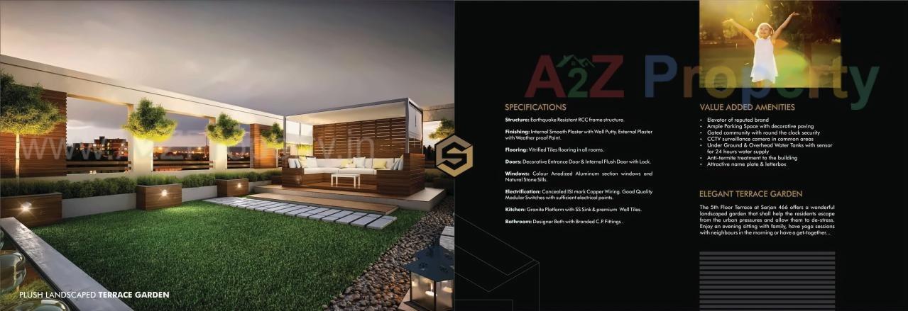 3D Elevation of real estate project Sarjan 4 located at Vallabh-vidhyanagar, Anand, Gujarat