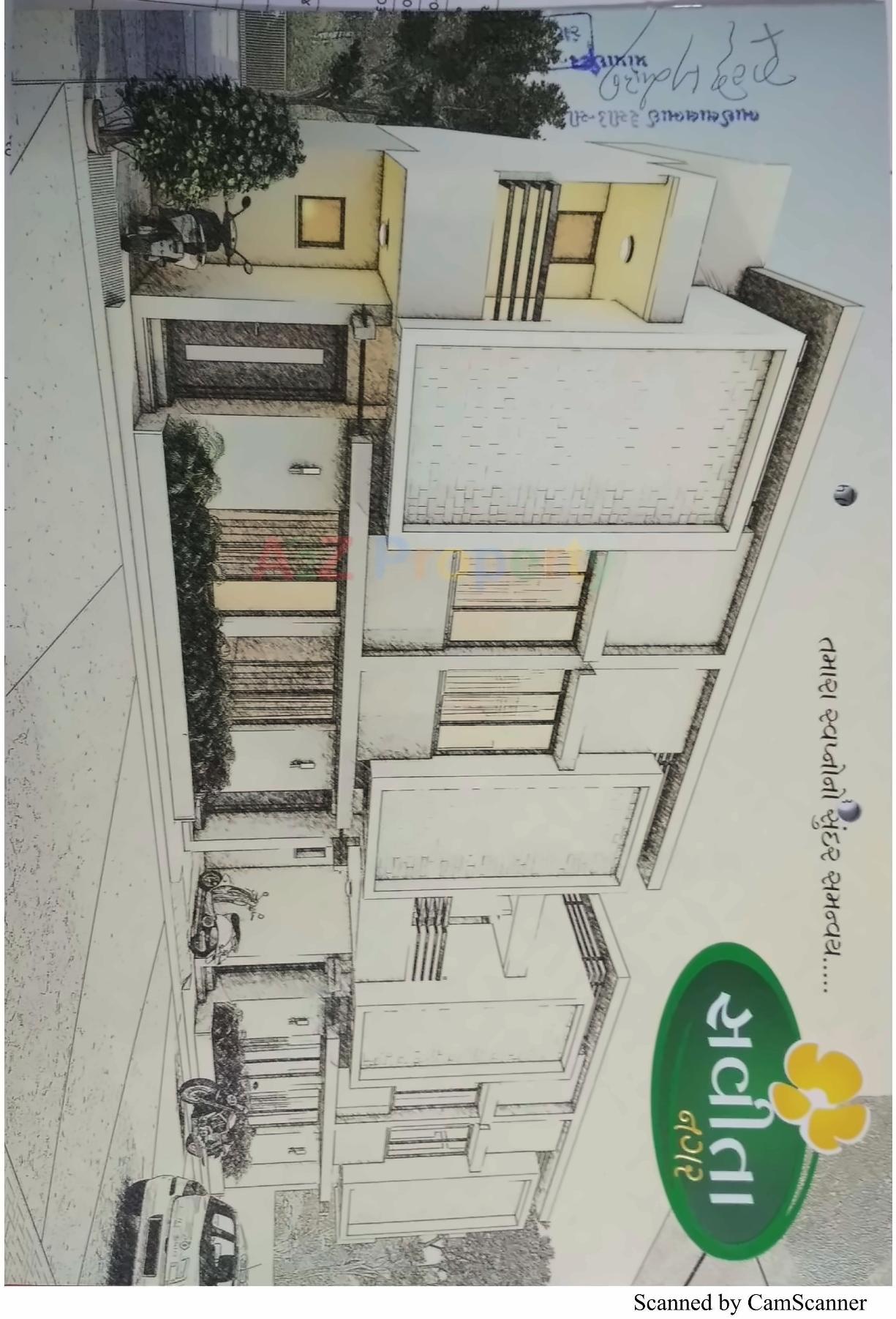 Layout of real estate project Savitanagar Society located at Karamsad, Anand, Gujarat