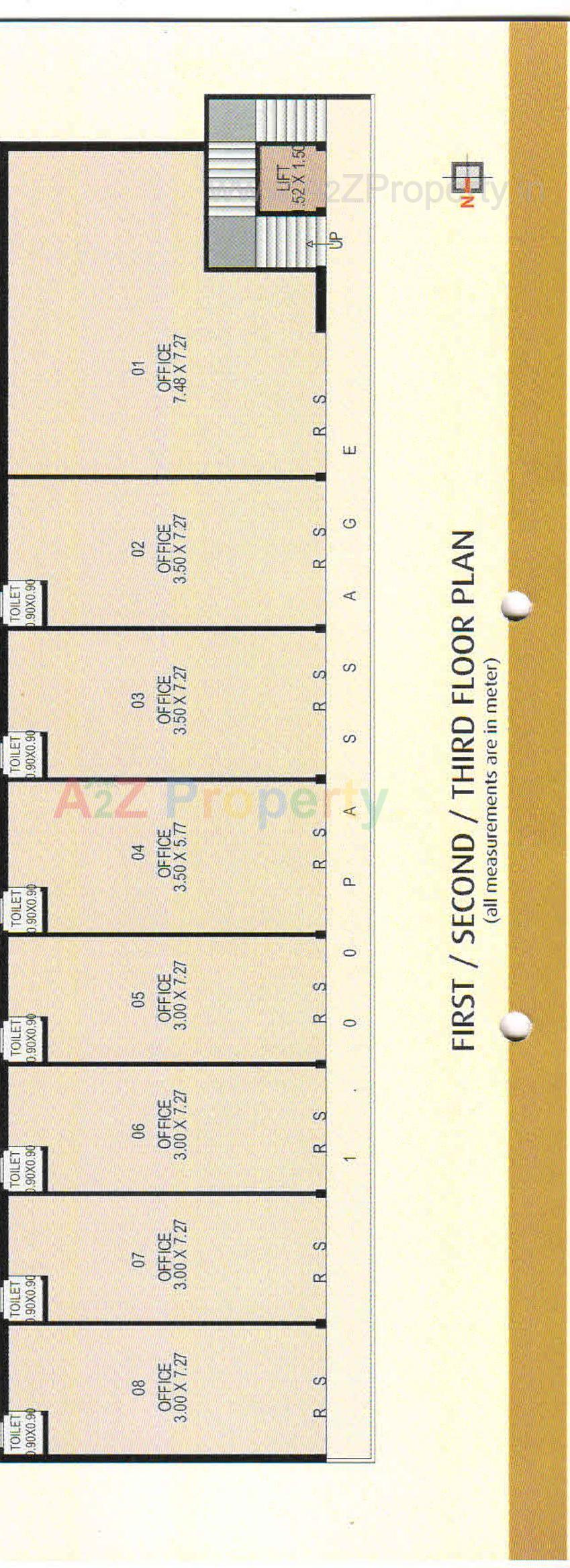 Layout of real estate project Shanti Complex located at Anand, Anand, Gujarat