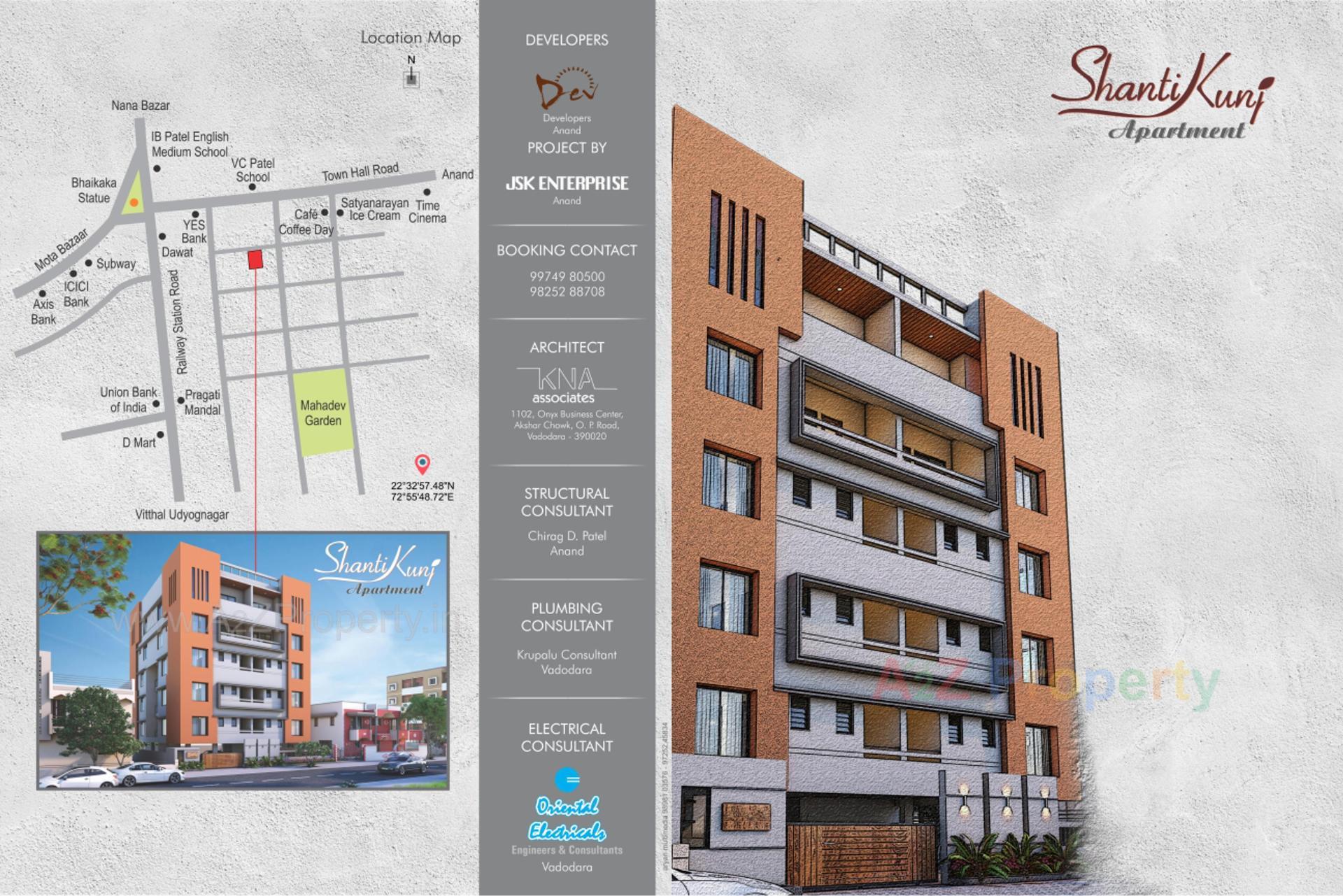  of real estate project Shantikunj Apartment located at Anand, Anand, Gujarat