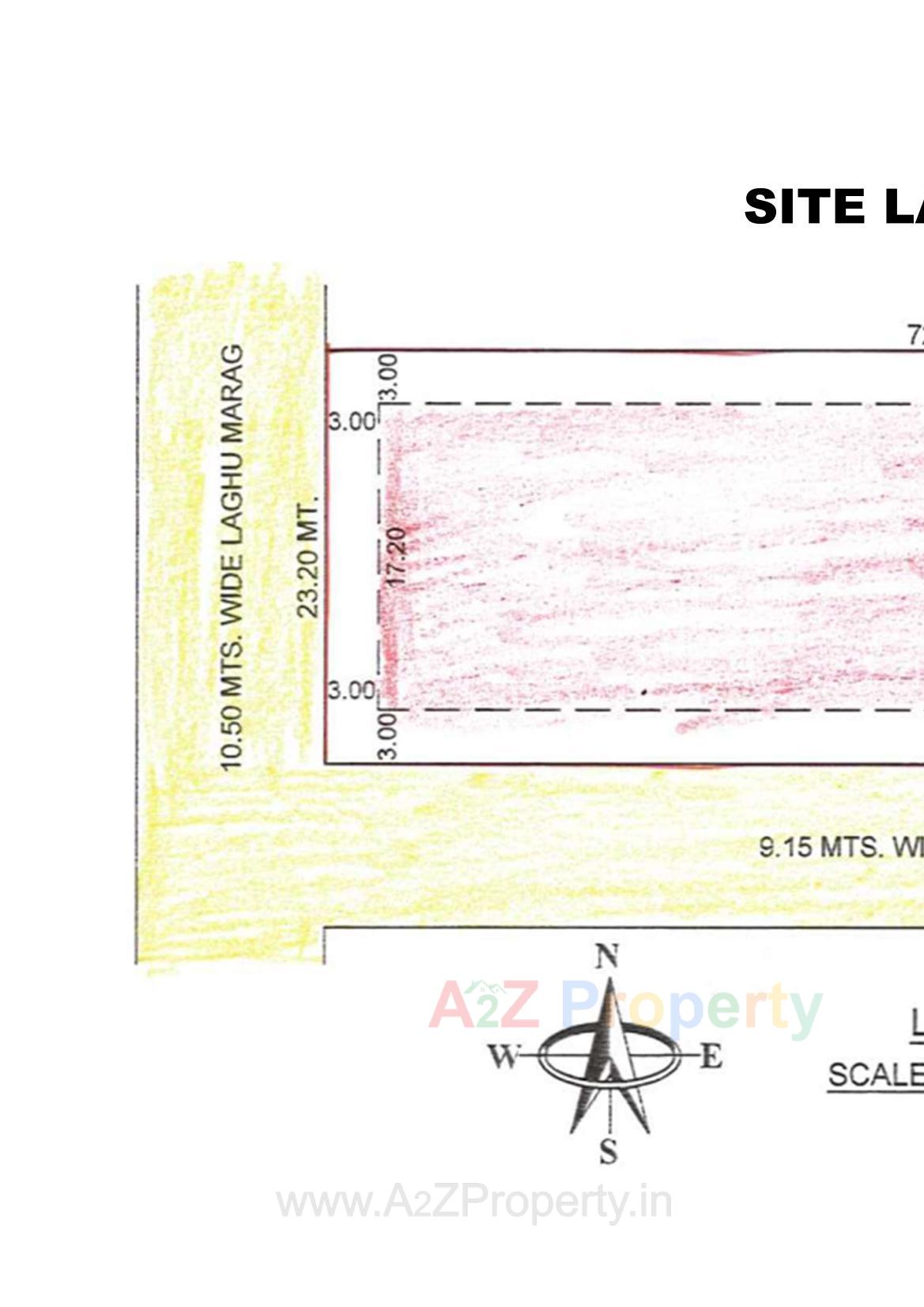 Layout of real estate project Shatak Dreams located at Vallabh Vidhyanagar, Anand, Gujarat