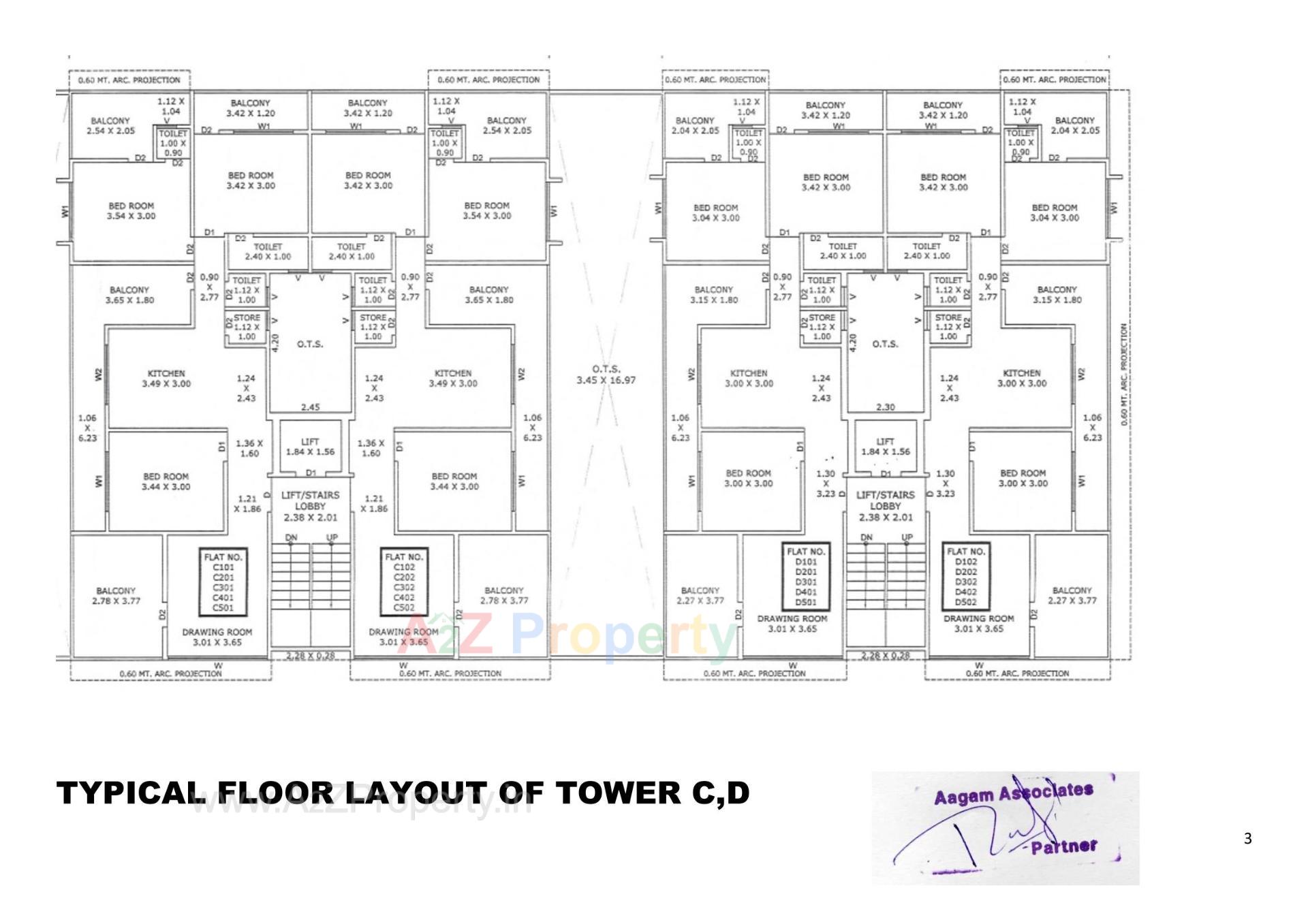 Layout of real estate project Shatak Dreams located at Vallabh Vidhyanagar, Anand, Gujarat