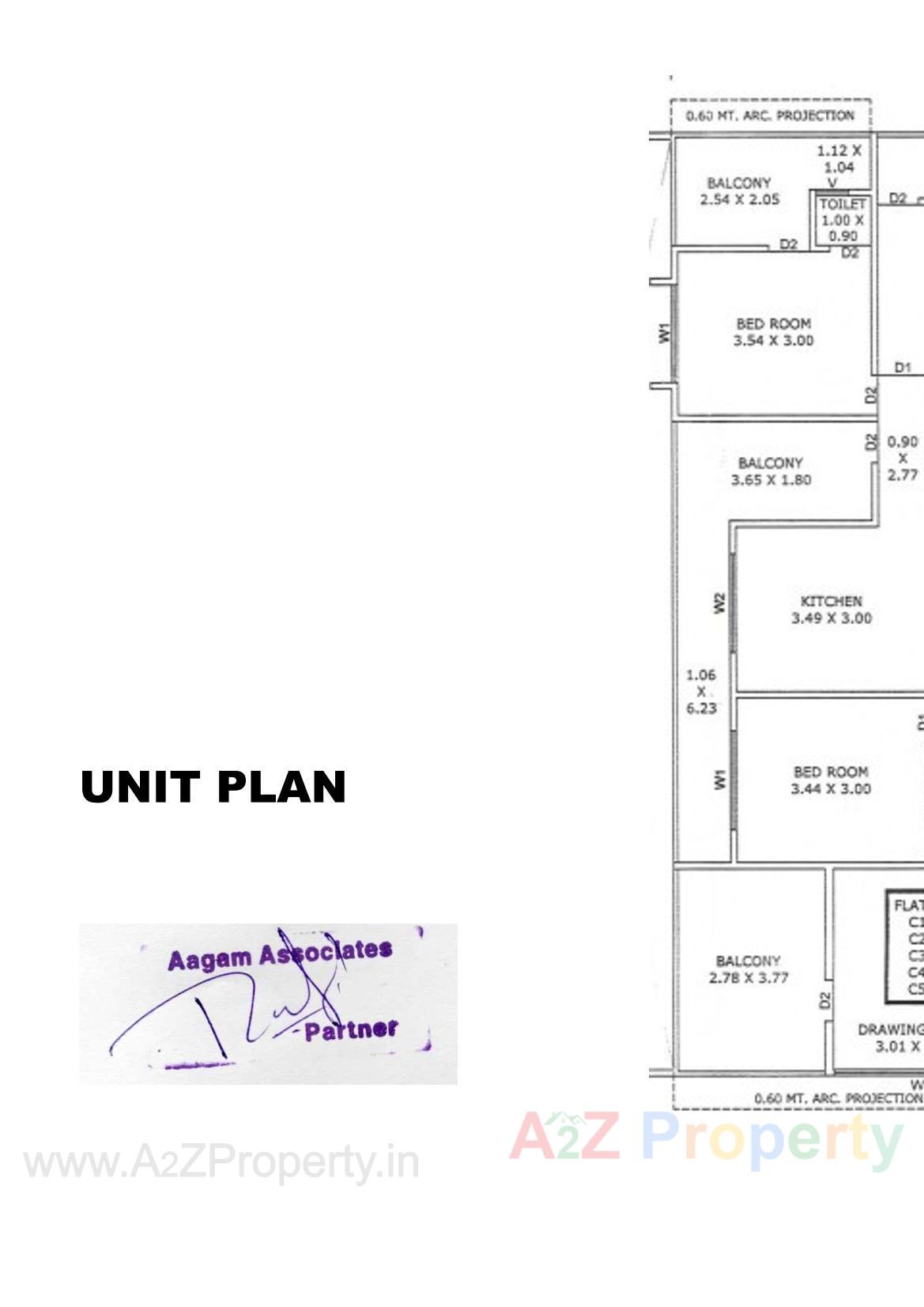 Layout of real estate project Shatak Dreams located at Vallabh Vidhyanagar, Anand, Gujarat