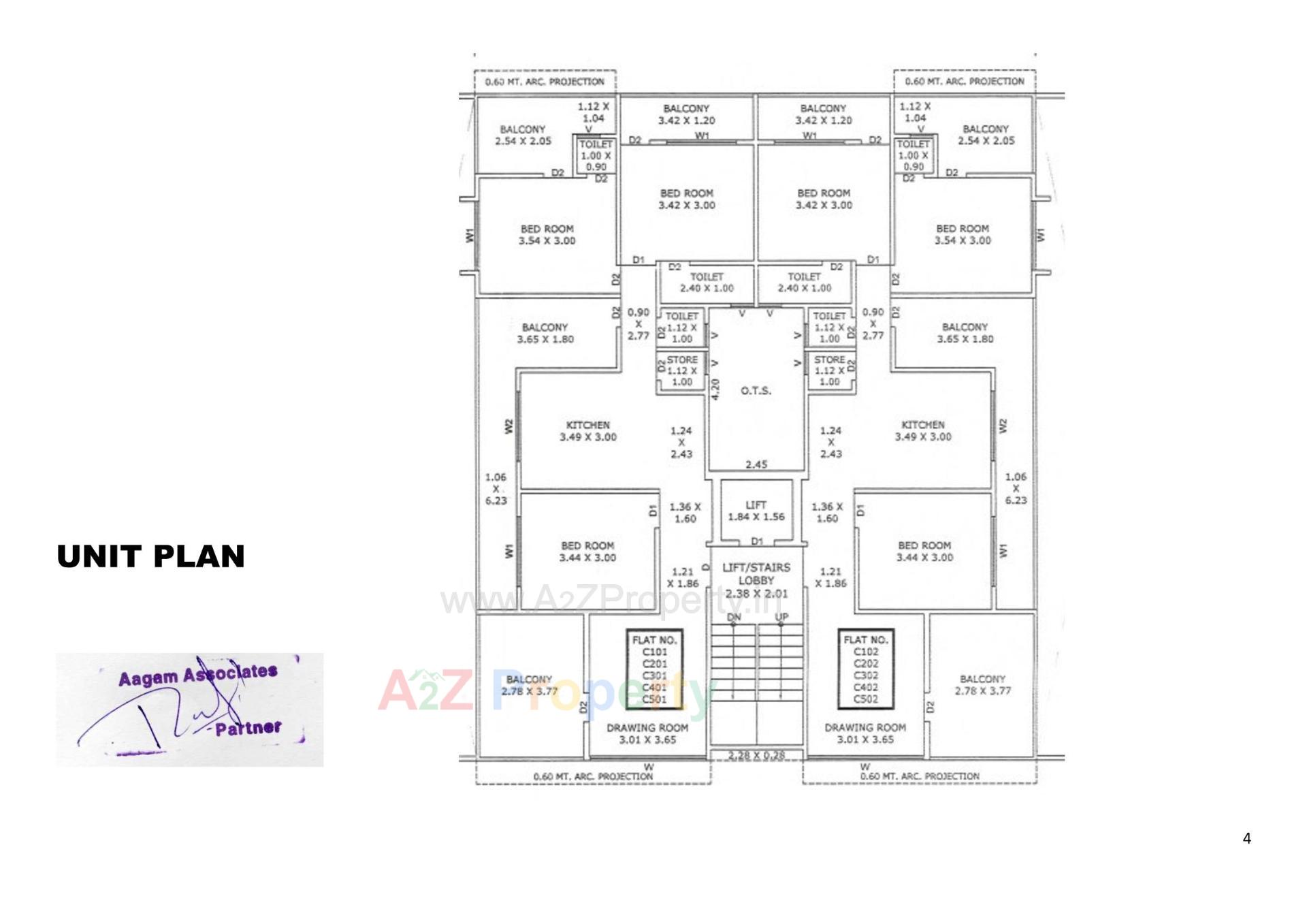 Layout of real estate project Shatak Dreams located at Vallabh Vidhyanagar, Anand, Gujarat