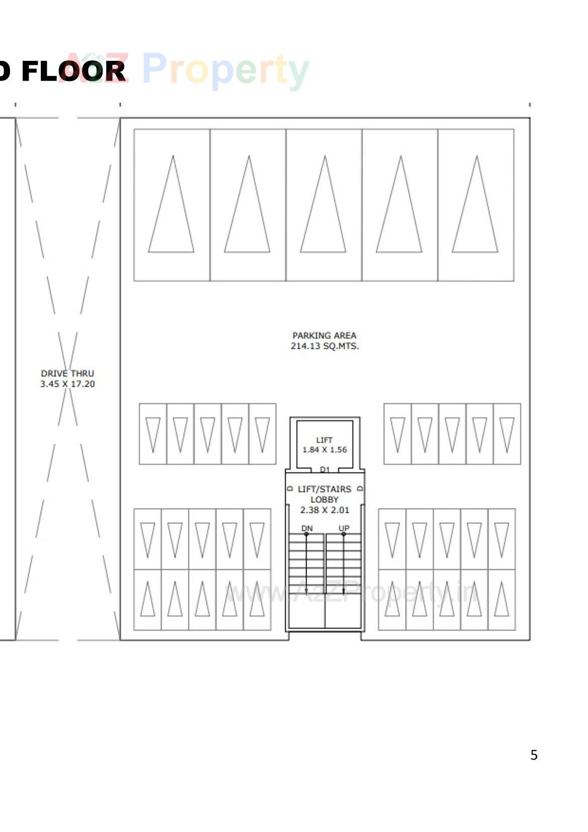 Layout of real estate project Shatak Dreams located at Vallabh Vidhyanagar, Anand, Gujarat