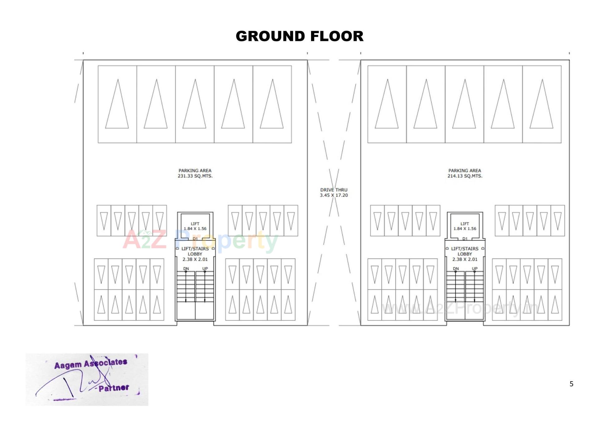 Layout of real estate project Shatak Dreams located at Vallabh Vidhyanagar, Anand, Gujarat
