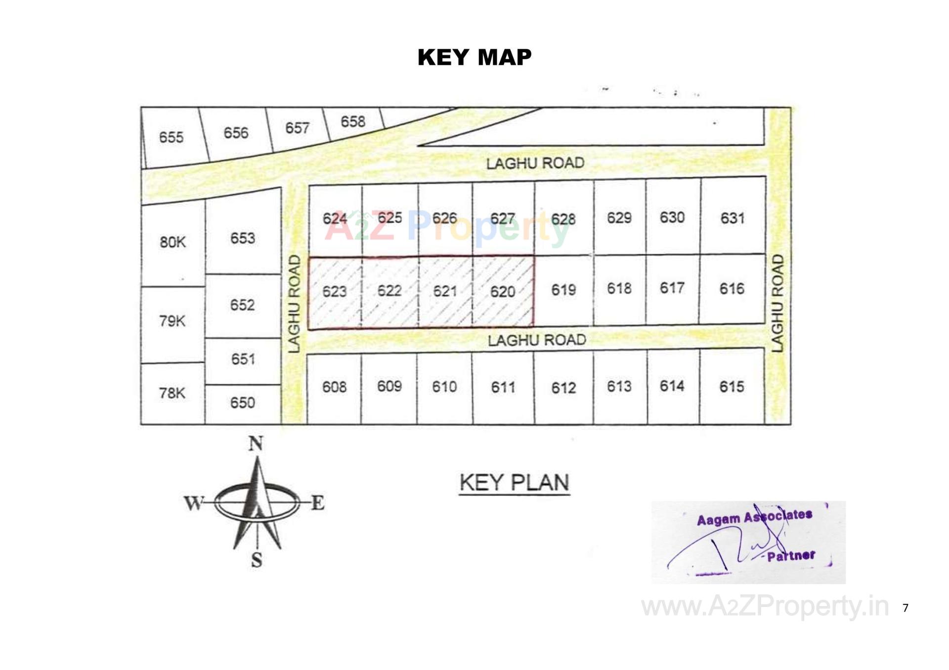 Layout of real estate project Shatak Dreams located at Vallabh Vidhyanagar, Anand, Gujarat