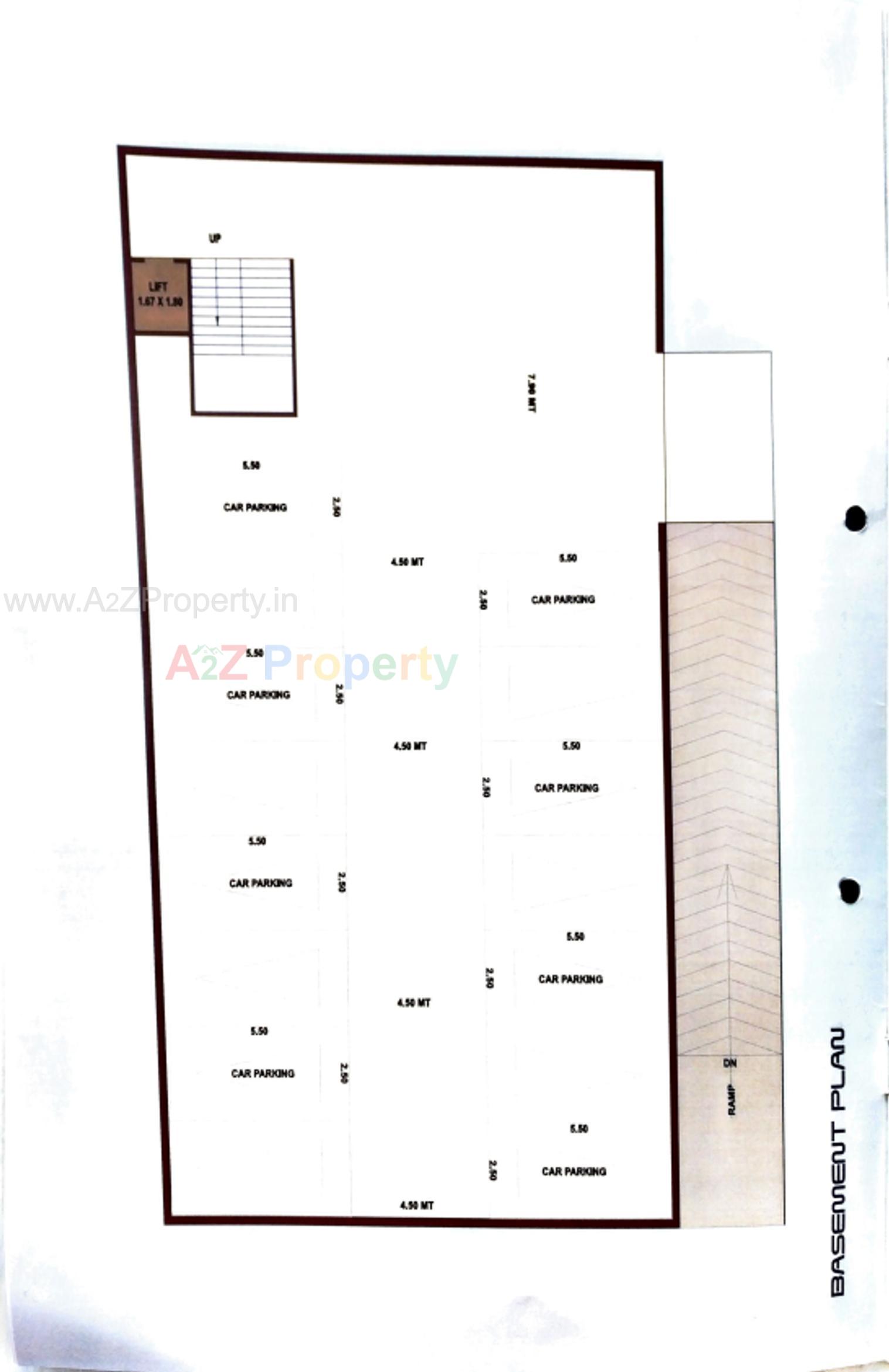 Layout of real estate project Shiv Shyam Enclave located at Anand, Anand, Gujarat
