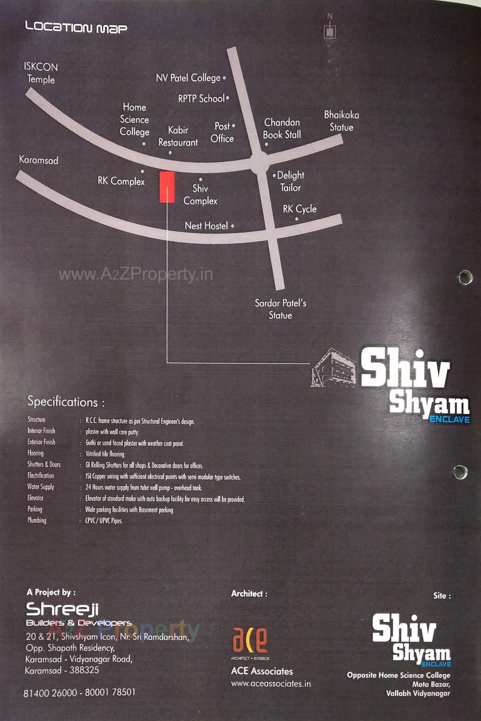 of real estate project Shiv Shyam Enclave located at Anand, Anand, Gujarat
