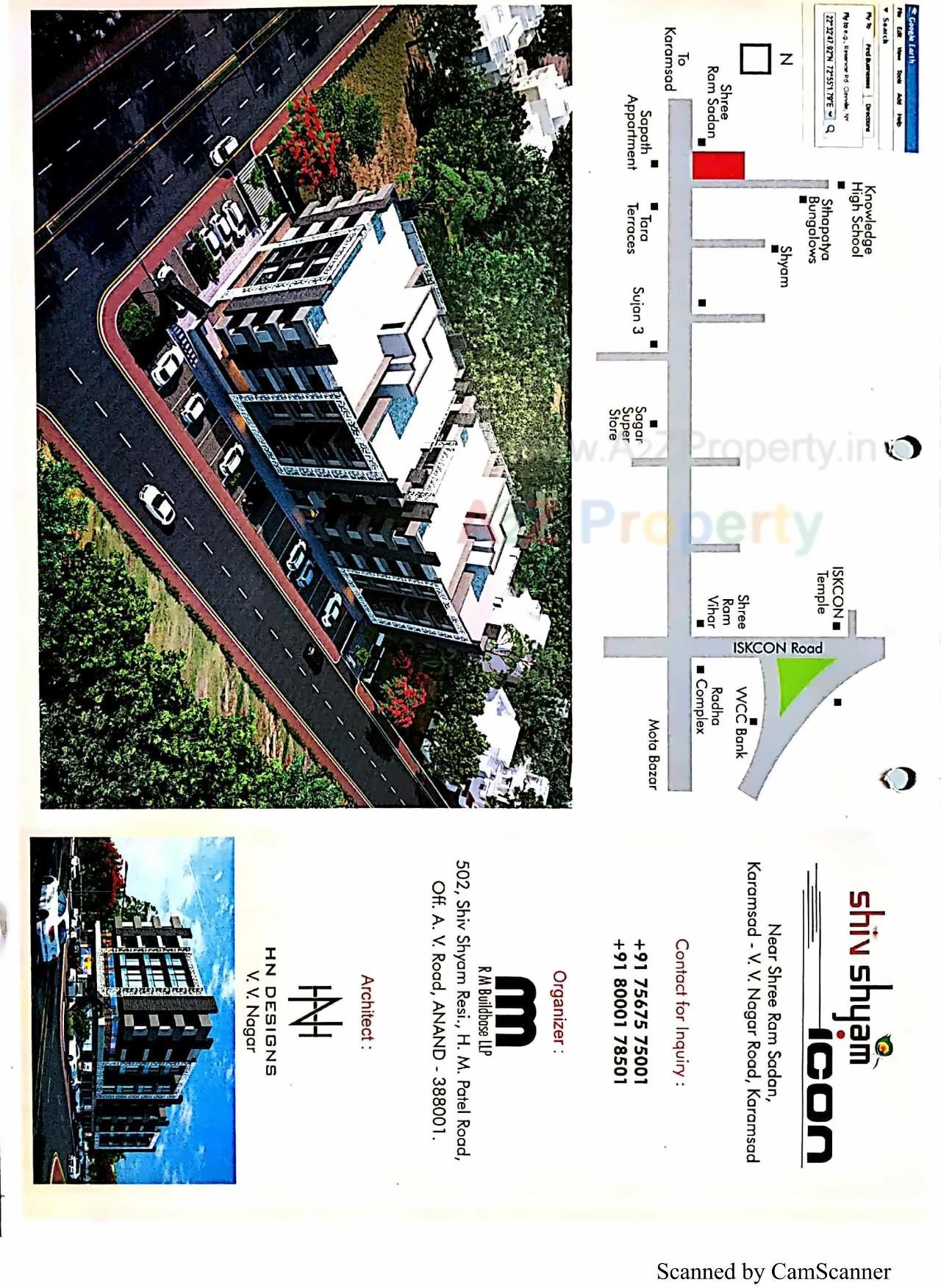  of real estate project Shiv Shyam Icon located at Karamsad, Anand, Gujarat