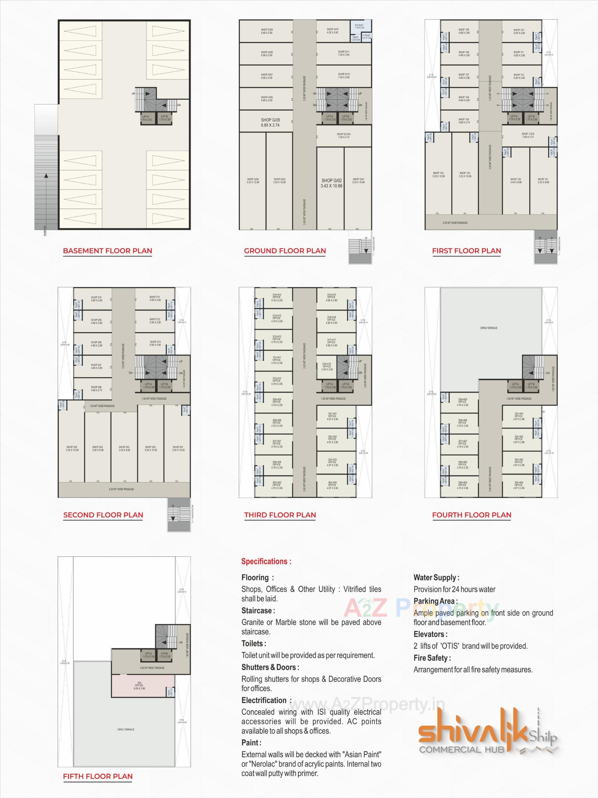Layout of real estate project Shivalik Shilp located at Vallabh-vidhyanagar, Anand, Gujarat