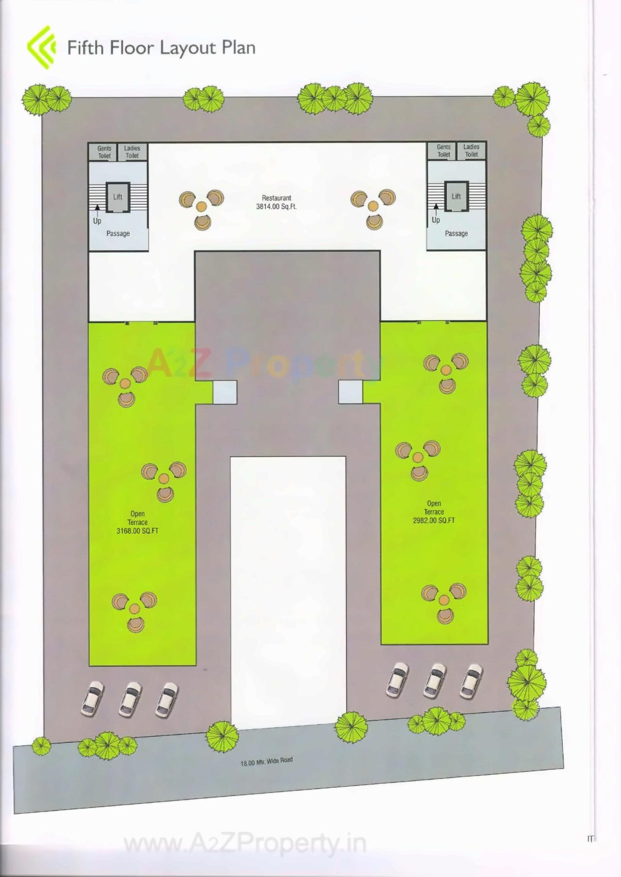 Layout of real estate project Shree Balaji Avenue located at Borsad, Anand, Gujarat