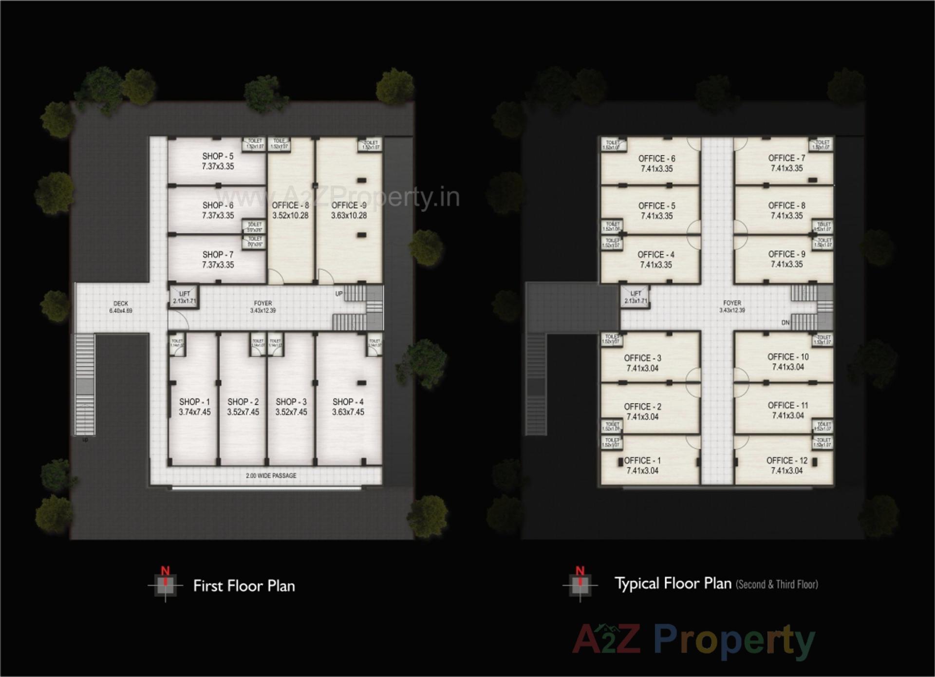 Layout of real estate project Shree Jala Prime located at Anand, Anand, Gujarat