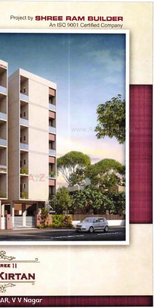 Elevation of real estate project Shree Ram Kirtan located at Vallabh-vidhyanagar, Anand, Gujarat