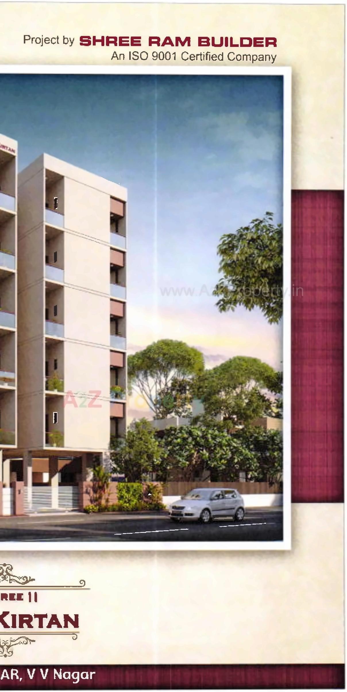 3D Elevation of real estate project Shree Ram Kirtan located at Vallabh-vidhyanagar, Anand, Gujarat