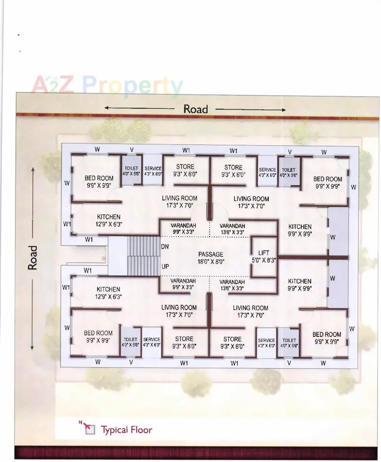 Layout of real estate project Shree Ram Kirtan located at Vallabh-vidhyanagar, Anand, Gujarat