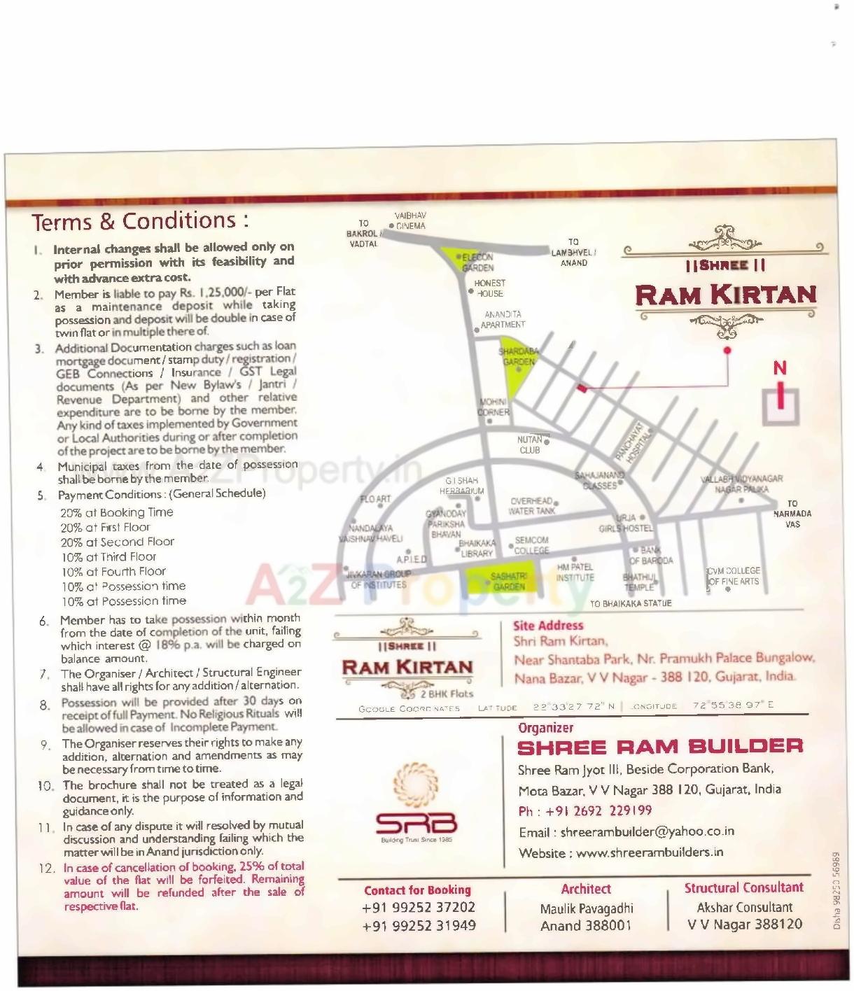  of real estate project Shree Ram Kirtan located at Vallabh-vidhyanagar, Anand, Gujarat