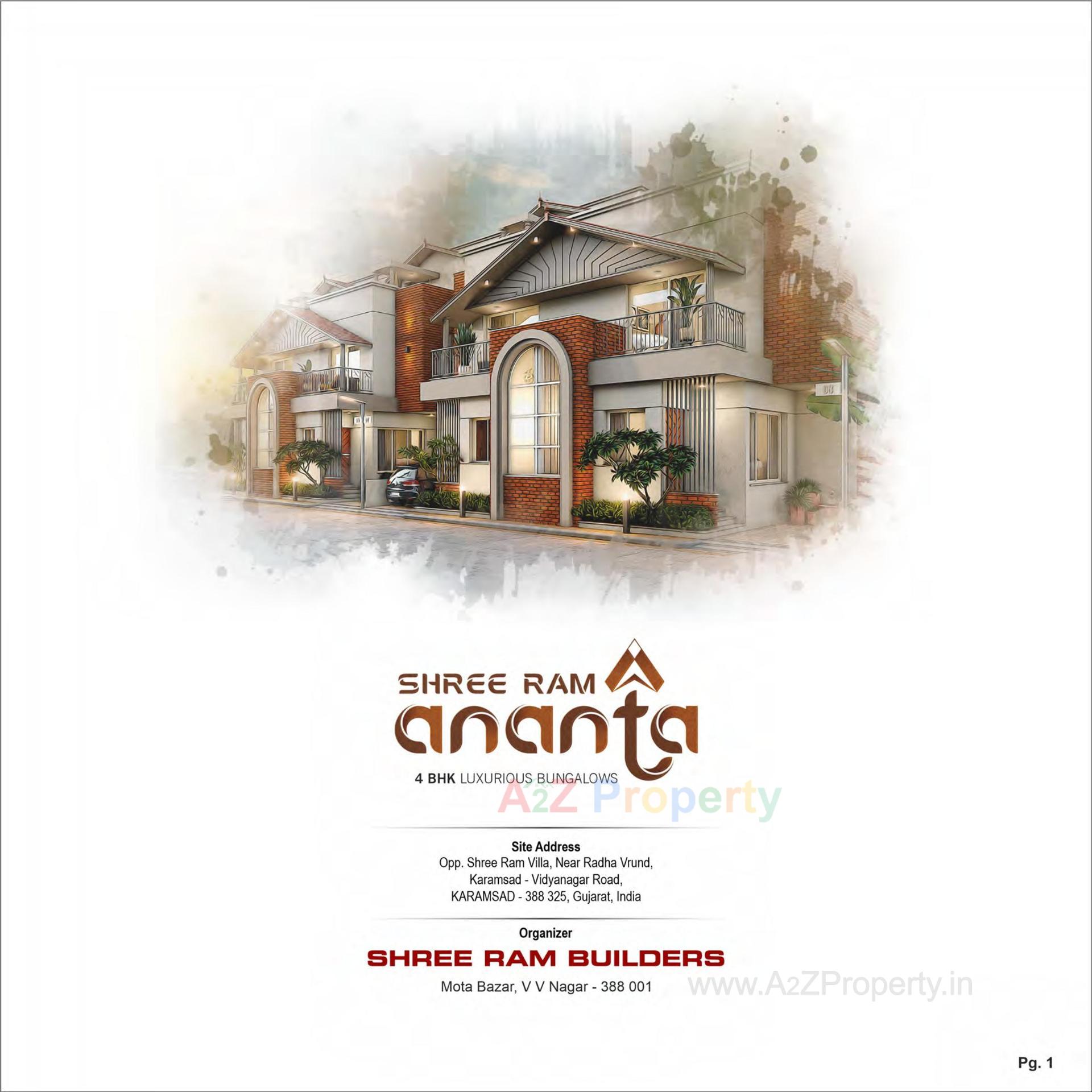  of real estate project Shri Ram Ananta located at Karamsad, Anand, Gujarat
