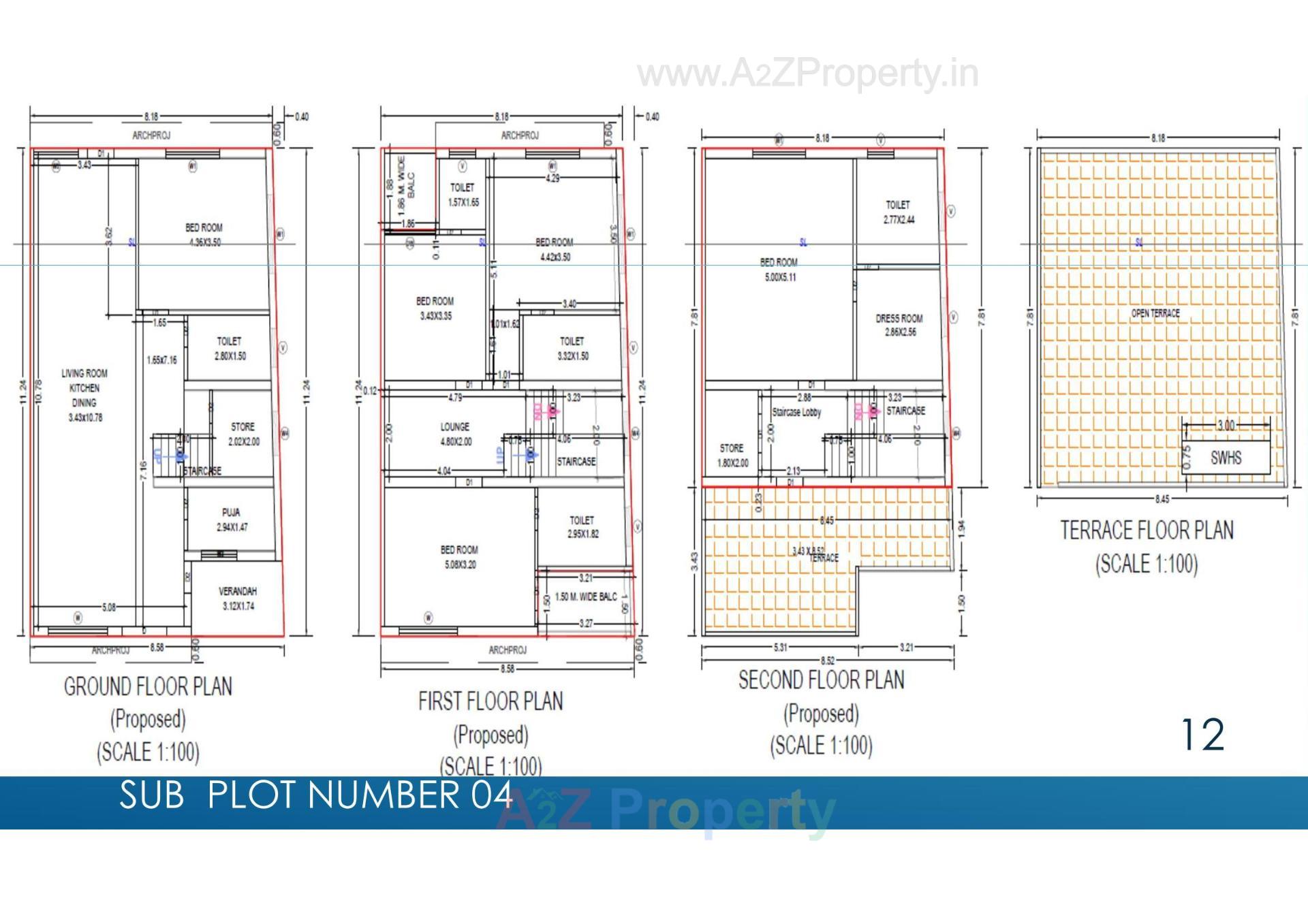 Layout of real estate project Shri Ram Elegance located at Anand, Anand, Gujarat