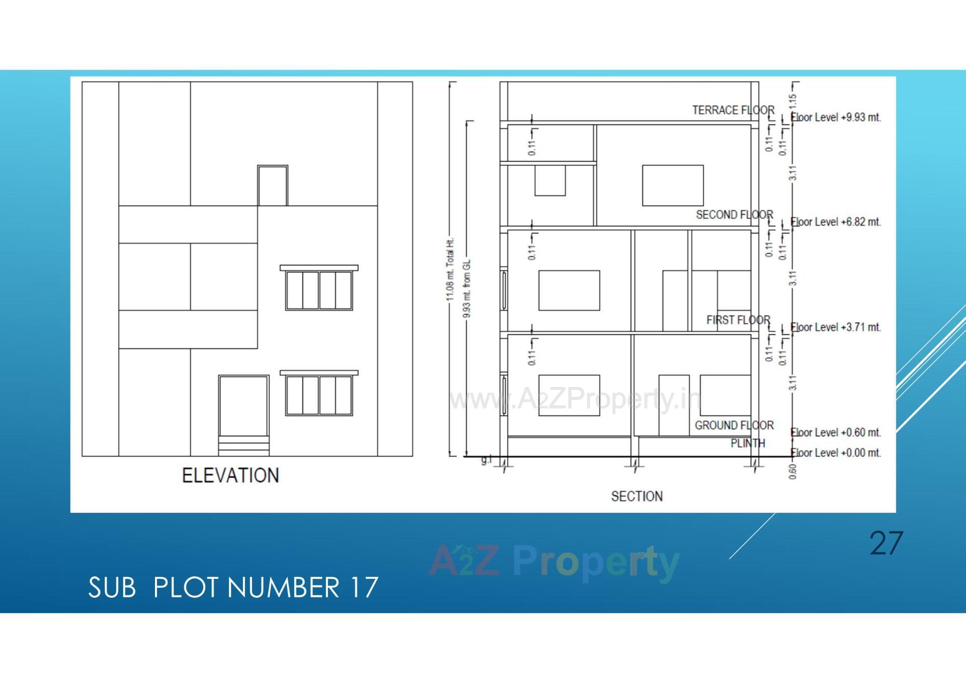 Layout of real estate project Shri Ram Elegance located at Anand, Anand, Gujarat