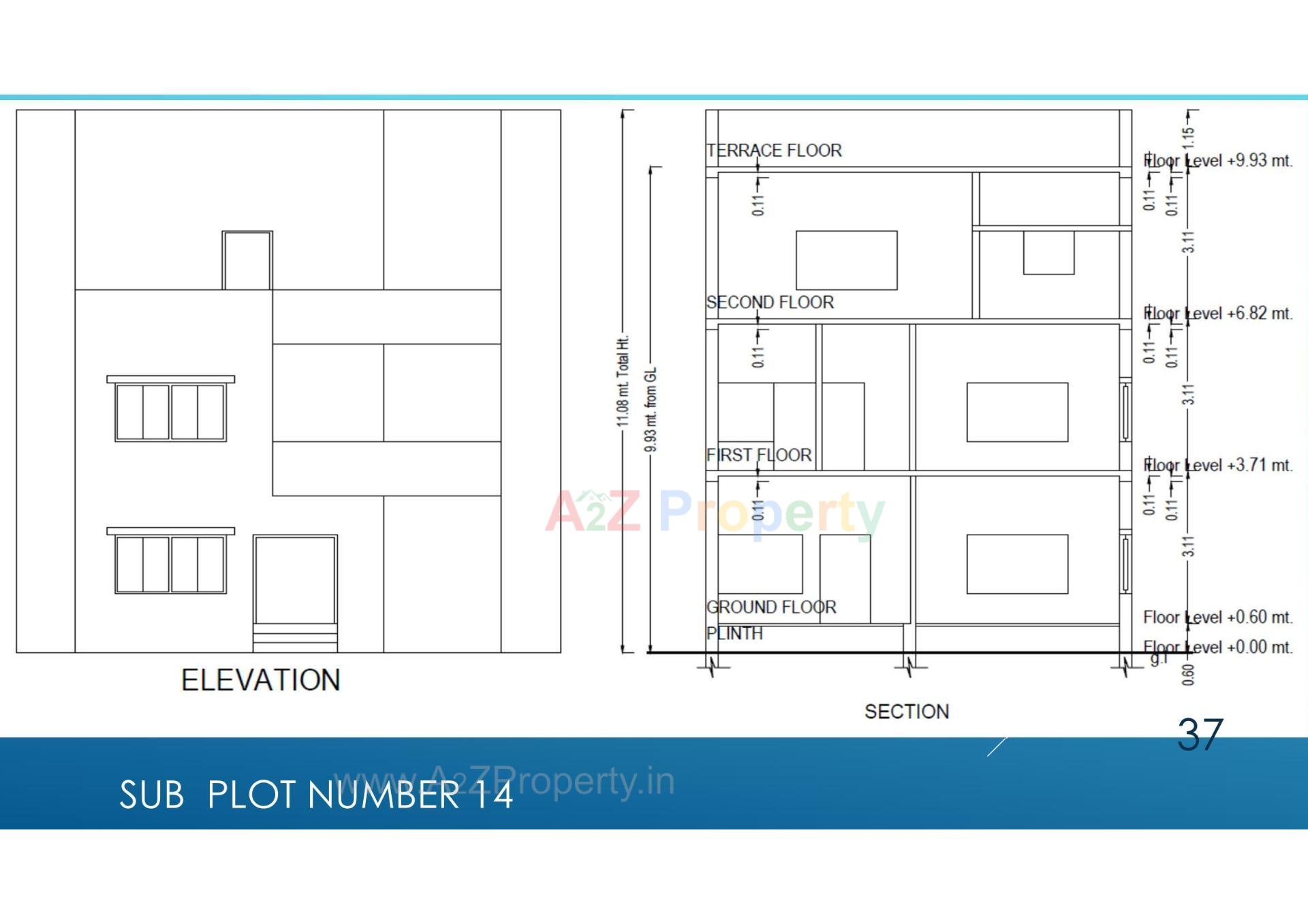 Layout of real estate project Shri Ram Elegance located at Anand, Anand, Gujarat