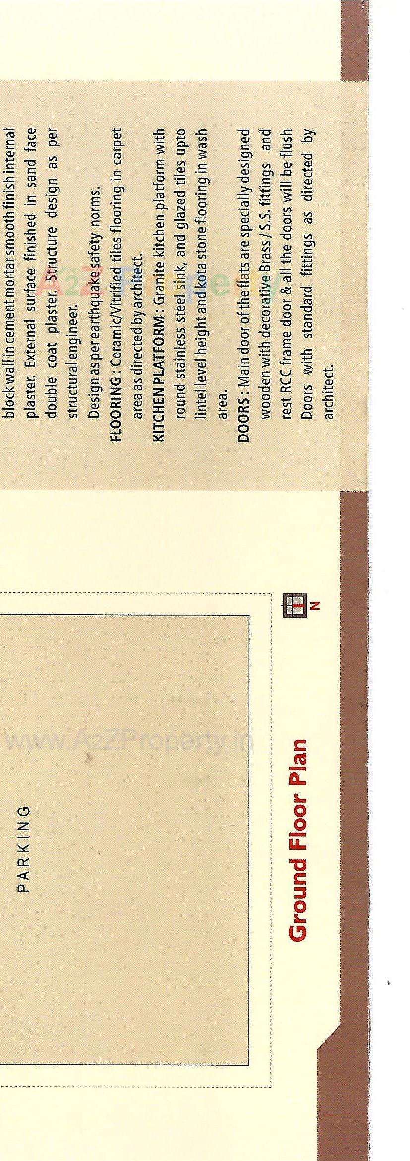 Layout of real estate project Shri Ram Kunj located at Vallabhvidhyanagar, Anand, Gujarat