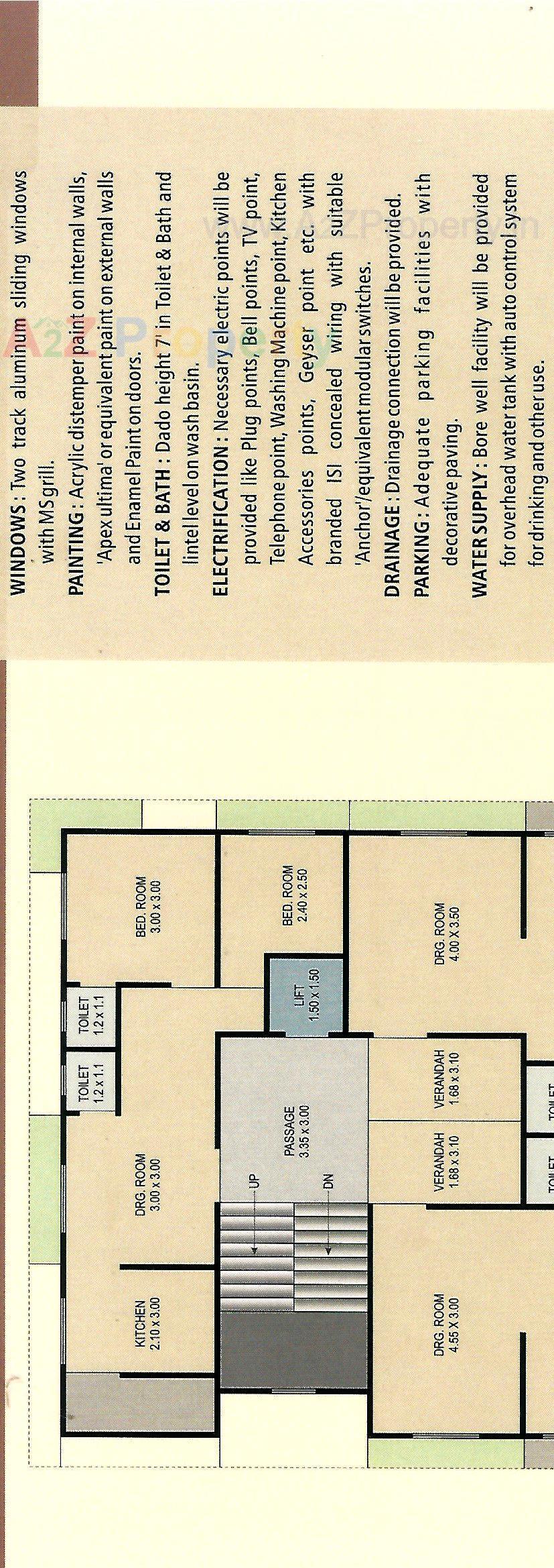 Layout of real estate project Shri Ram Kunj located at Vallabhvidhyanagar, Anand, Gujarat