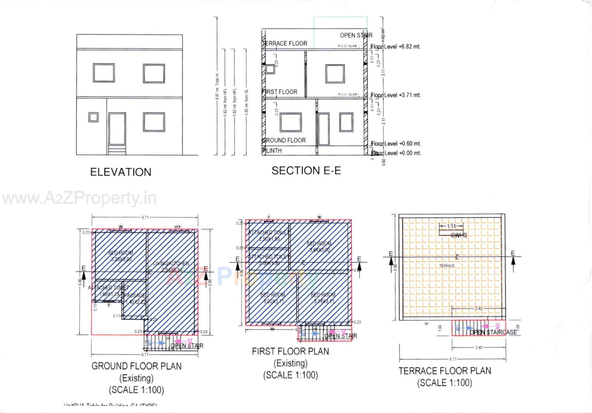 Layout of real estate project Siddhi Vinayak Bungalows located at Anand, Anand, Gujarat