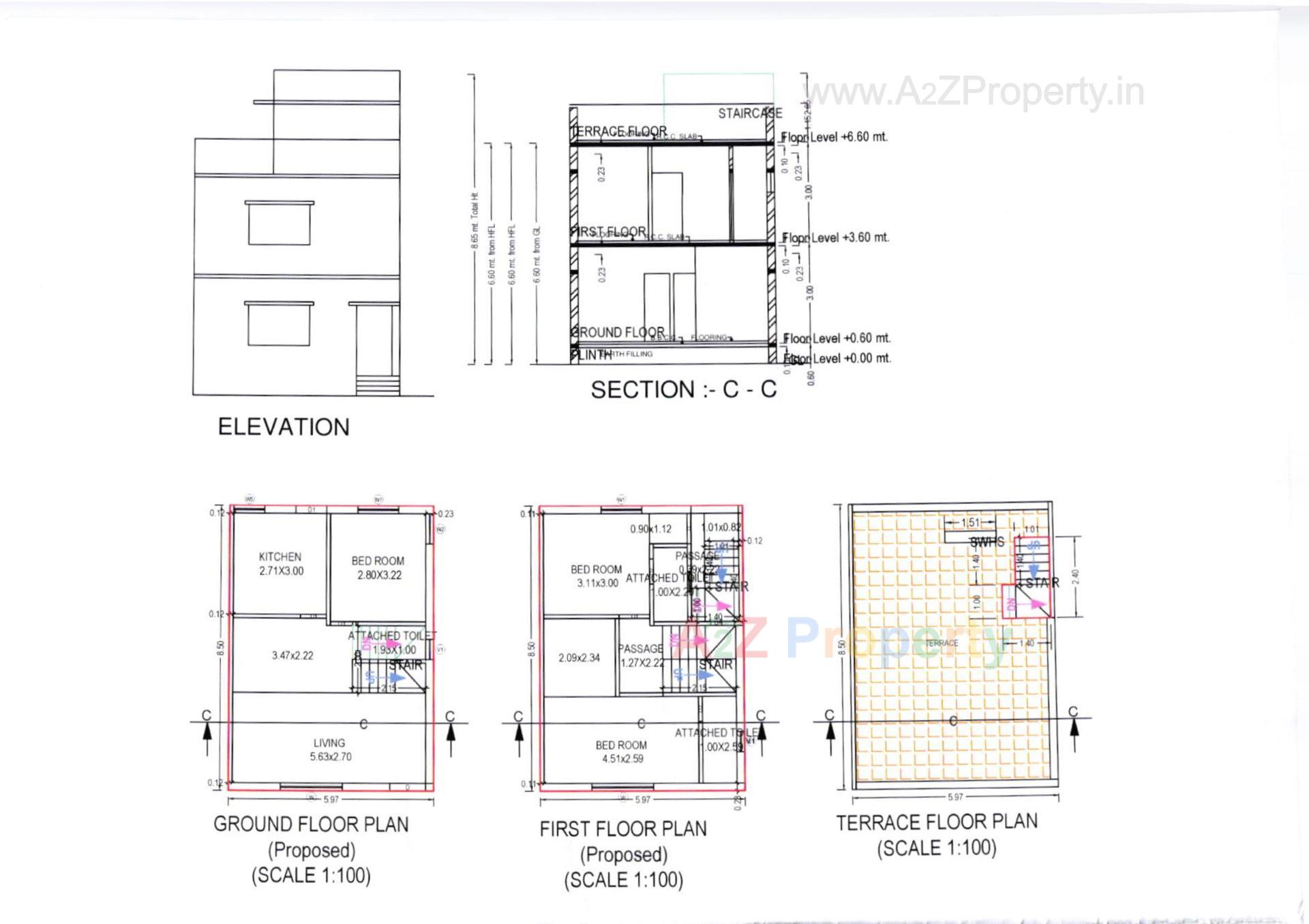 Layout of real estate project Siddhi Vinayak Bungalows located at Anand, Anand, Gujarat