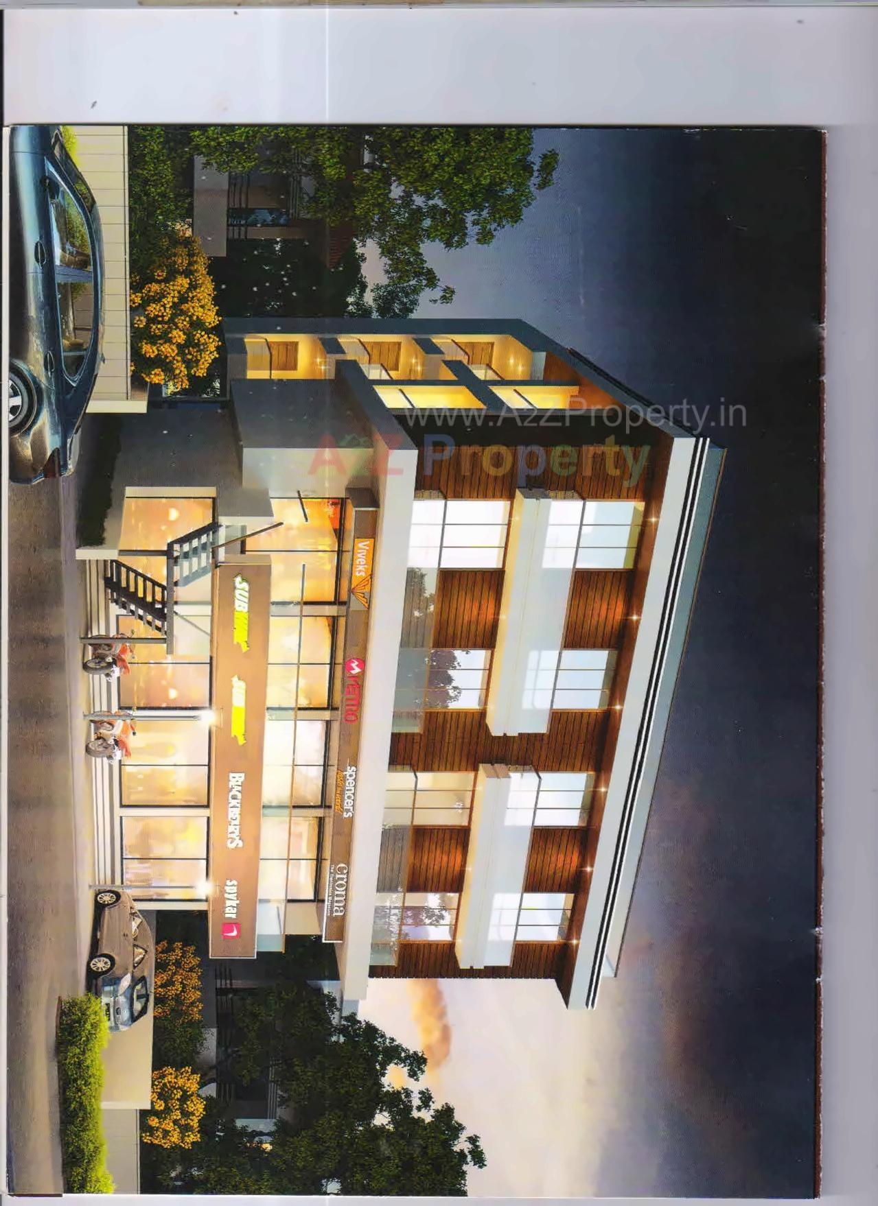 3D Elevation of real estate project Square One located at Vallabh-vidhyanagar, Anand, Gujarat