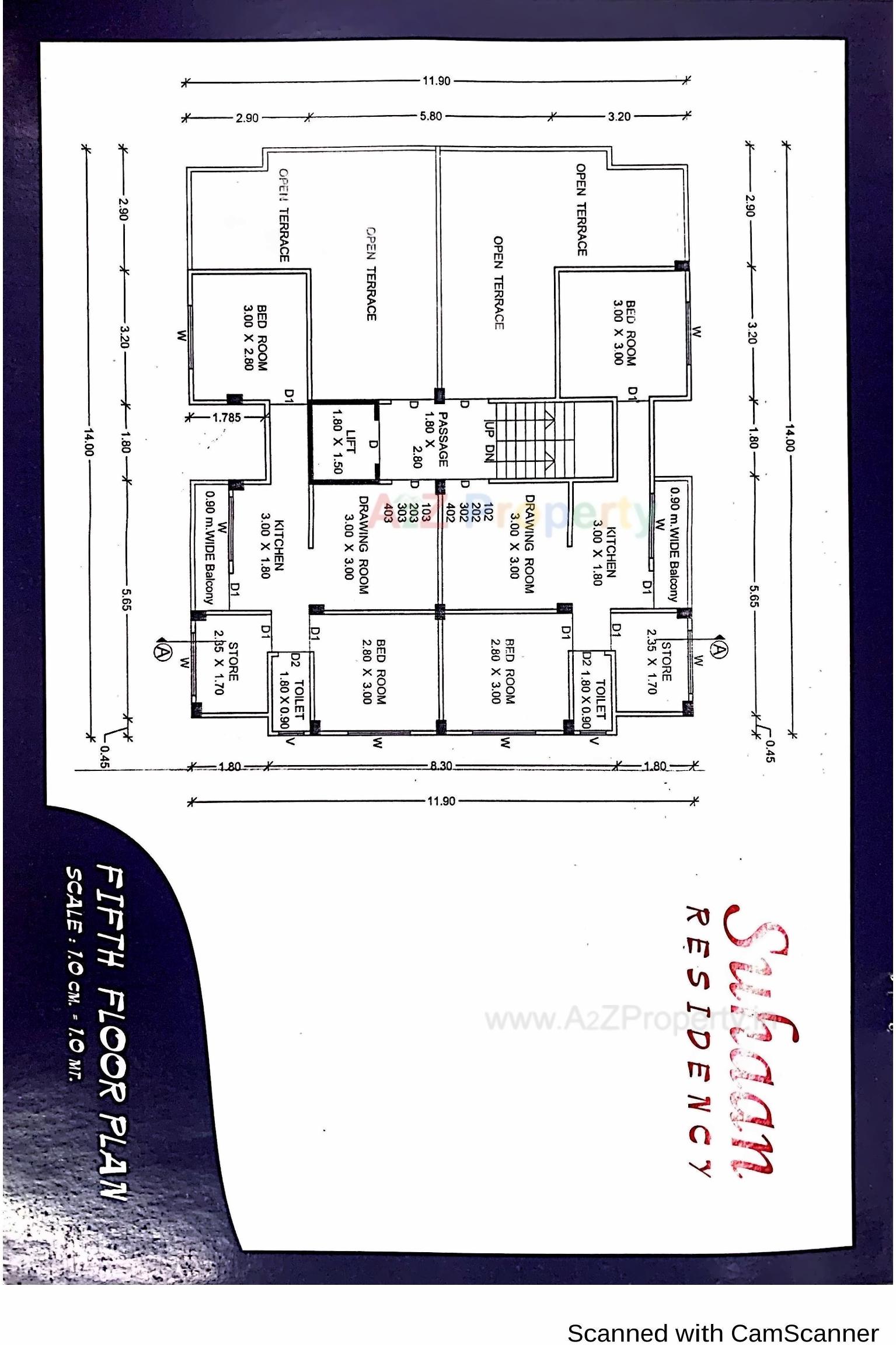 Layout of real estate project Suhaan Residency located at Anand, Anand, Gujarat