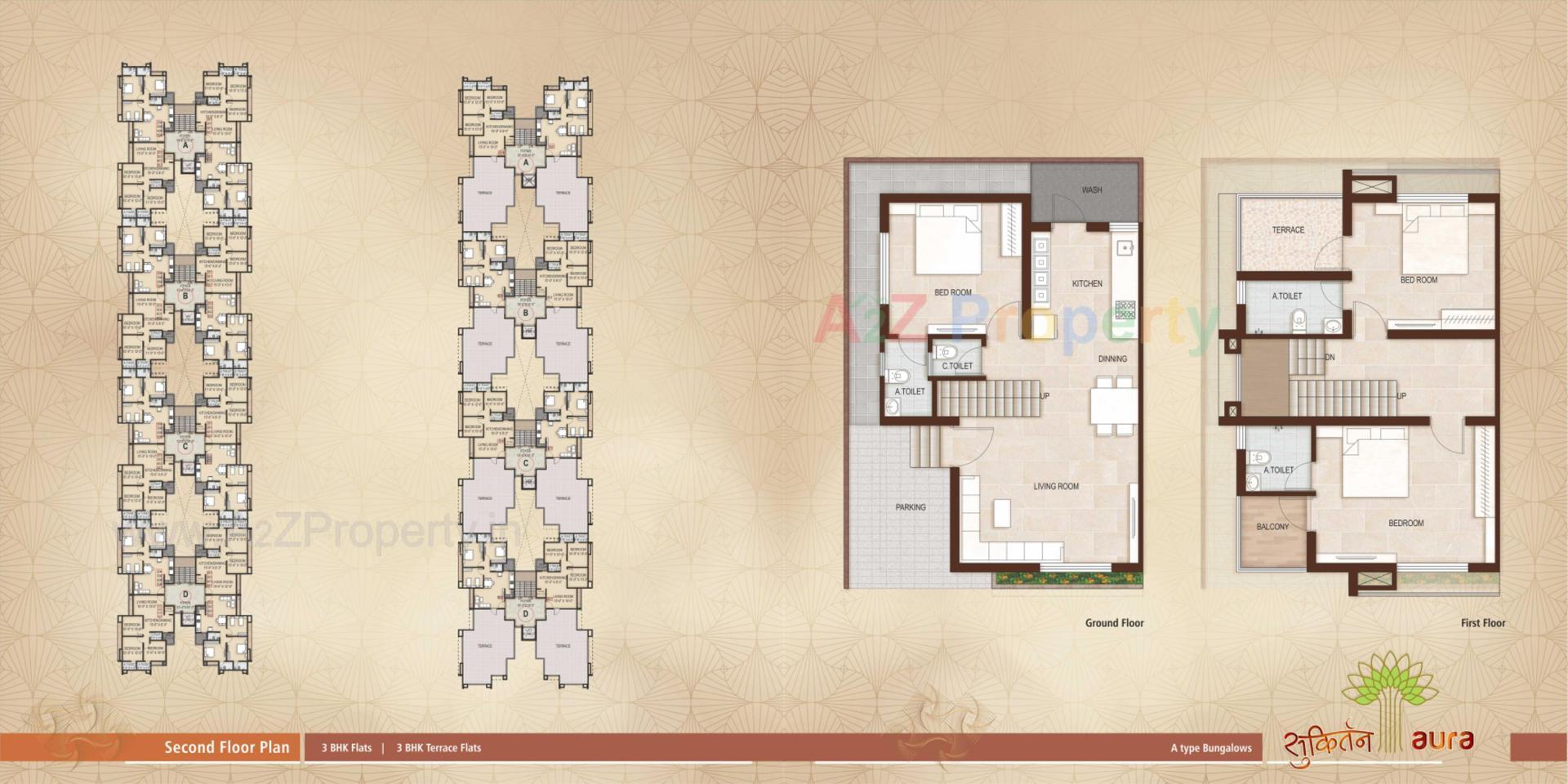 Layout of real estate project Sukirtan Aura located at Anand, Anand, Gujarat