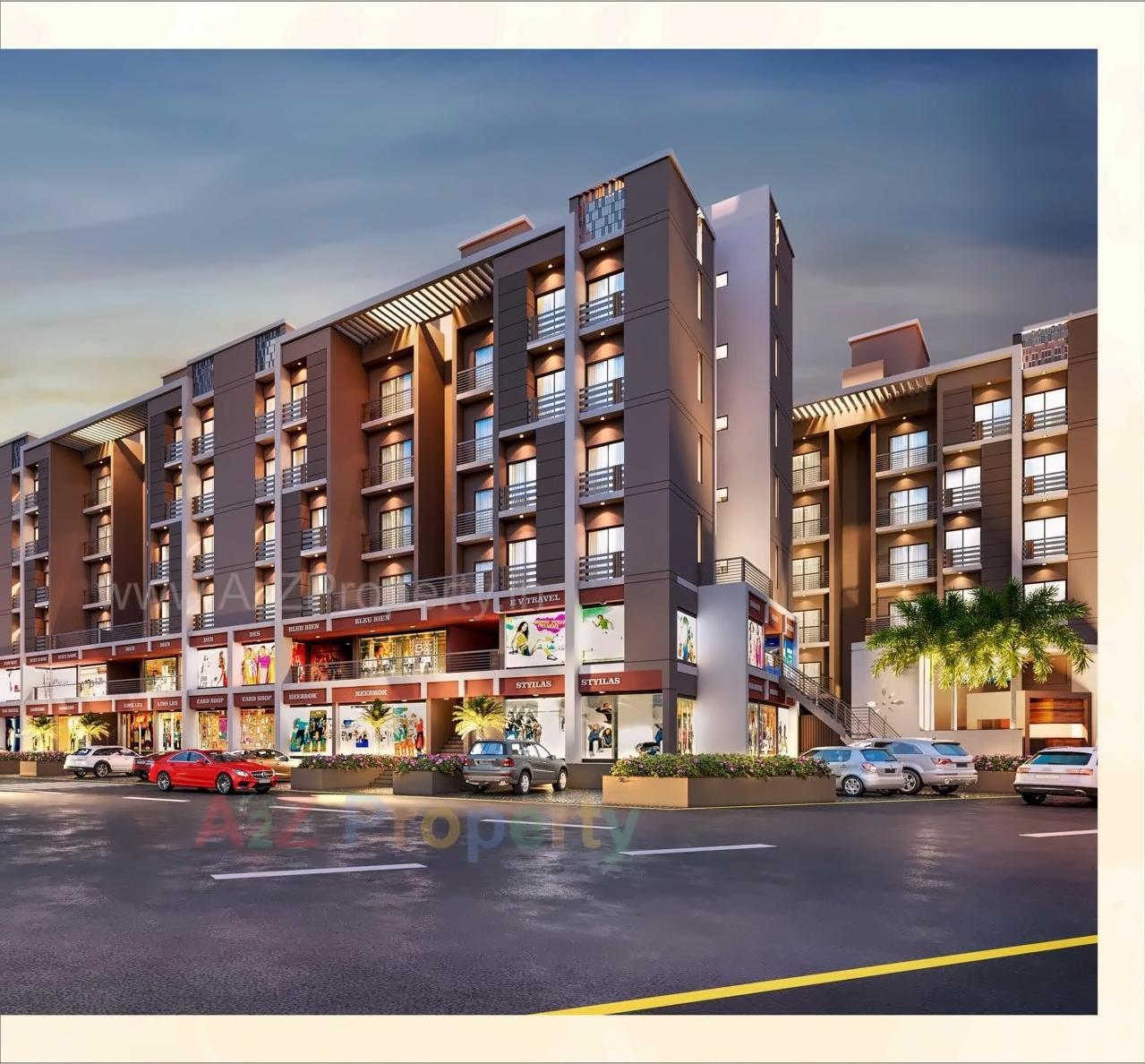 3D Elevation of real estate project Sukirtan Flora located at Karamsad, Anand, Gujarat