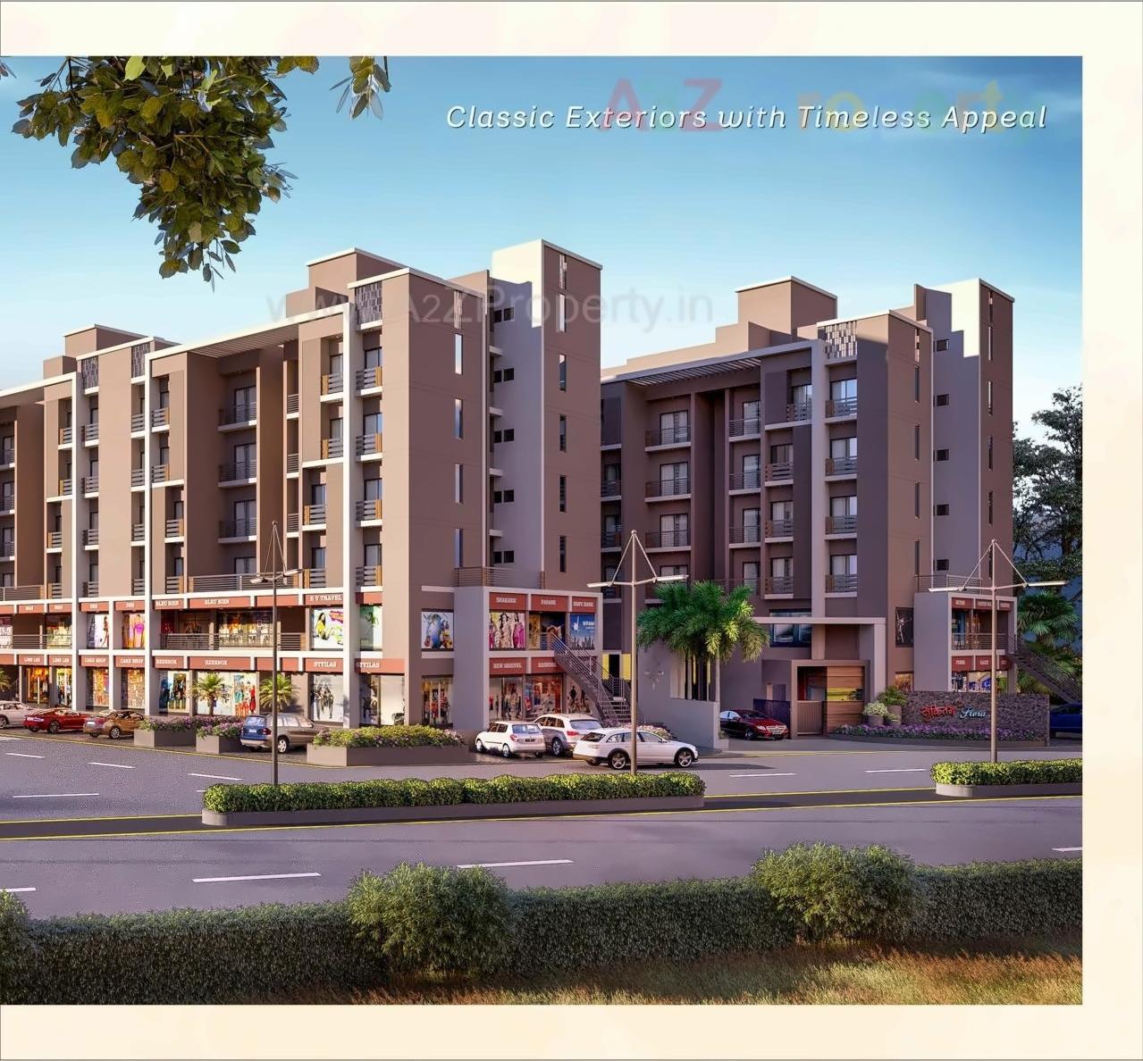 3D Elevation of real estate project Sukirtan Flora located at Karamsad, Anand, Gujarat