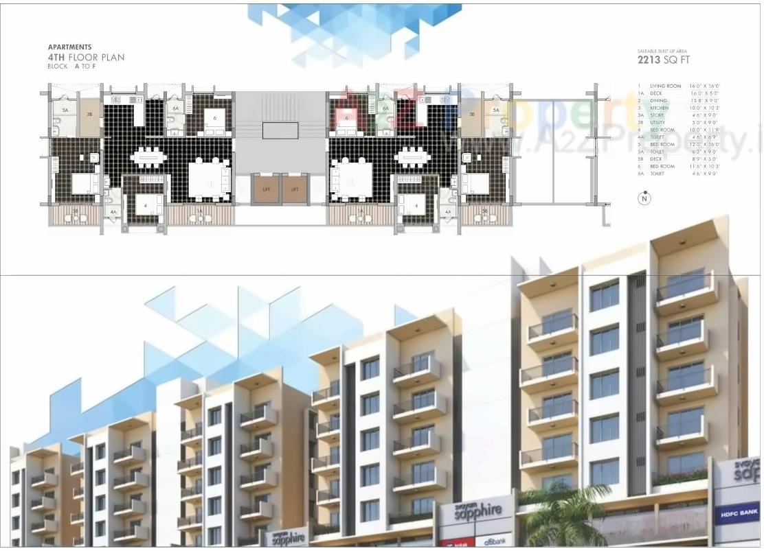 Layout of real estate project Svayam Symphony   Svayam Sapphire located at Karamsad, Anand, Gujarat