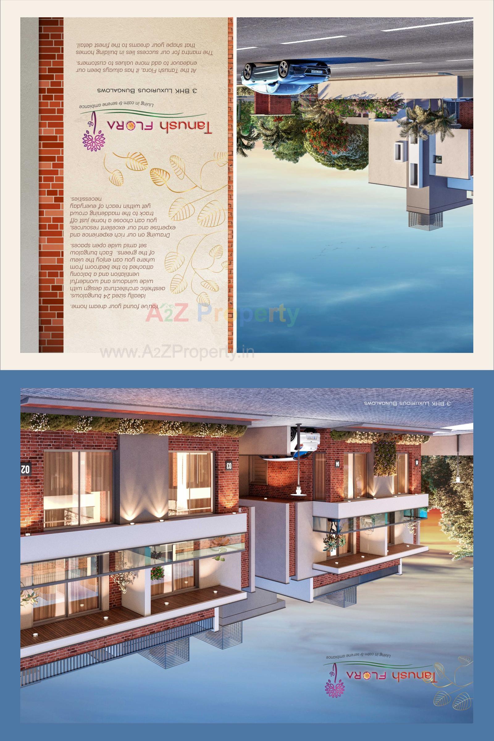 3D Elevation of real estate project Tanush Flora located at Anand, Anand, Gujarat