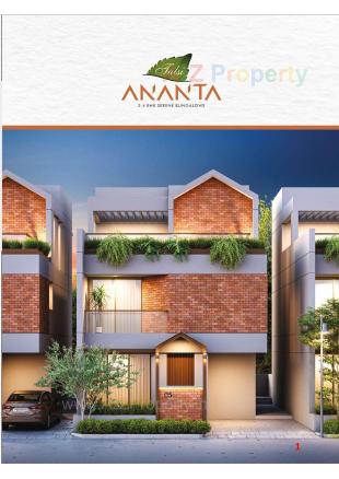 Elevation of real estate project Tulsi Ananta located at Bakrol, Anand, Gujarat