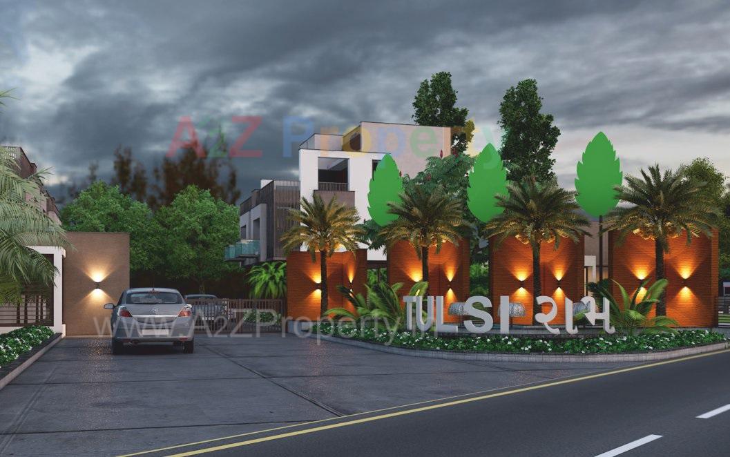 3D Elevation of real estate project Tulsi Ram located at Bakrol, Anand, Gujarat