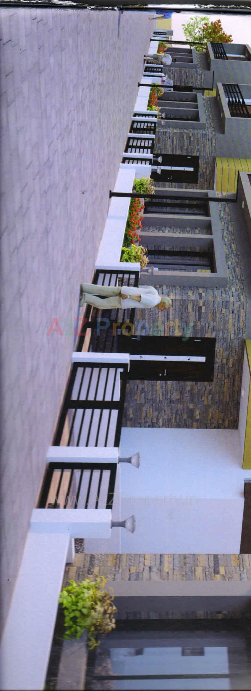 3D Elevation of real estate project Tulsi Residency located at Umreth, Anand, Gujarat