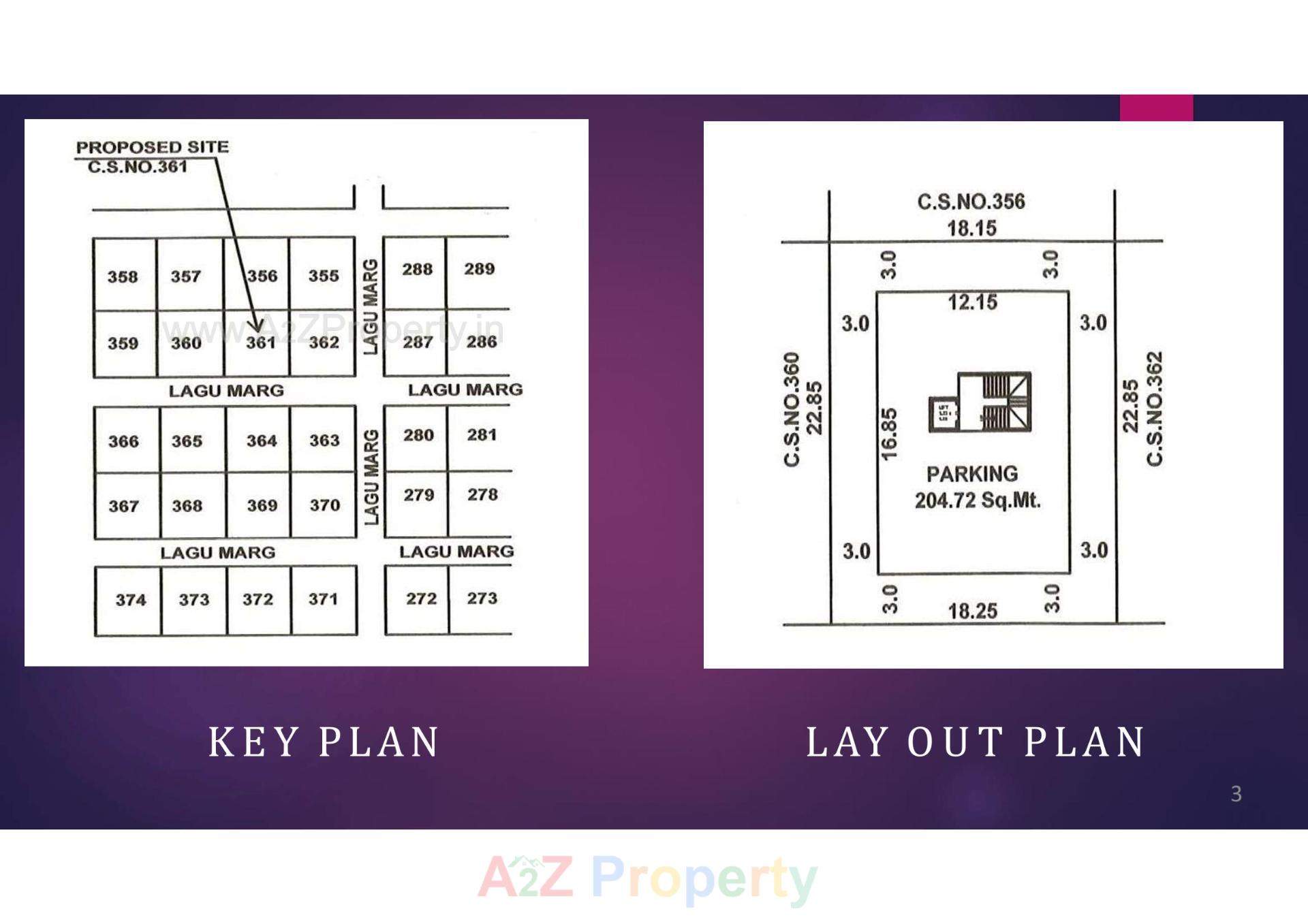 Layout of real estate project Vaishnavi Elegance located at Vallabh-vidhyanagar, Anand, Gujarat
