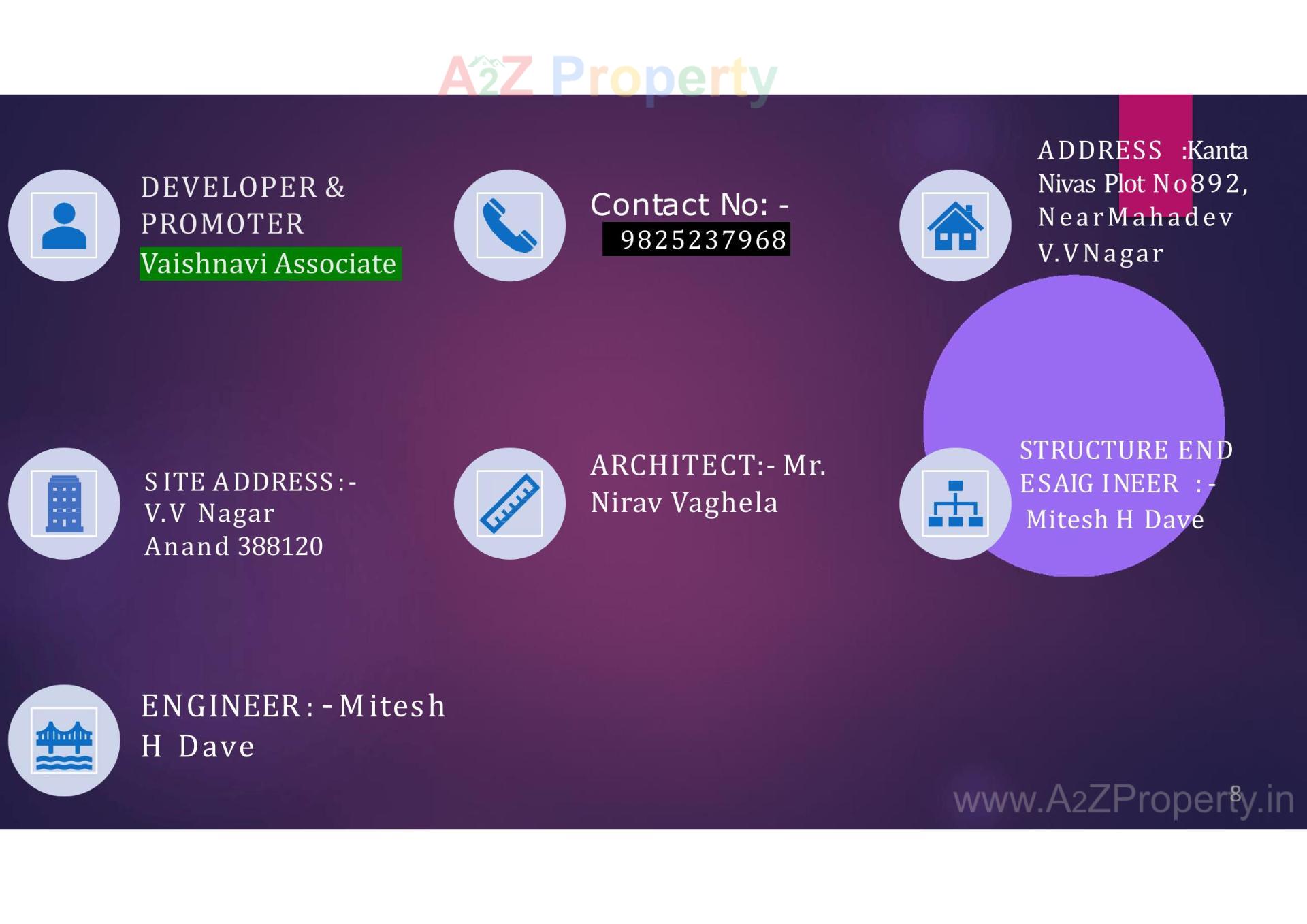  of real estate project Vaishnavi Elegance located at Vallabh-vidhyanagar, Anand, Gujarat