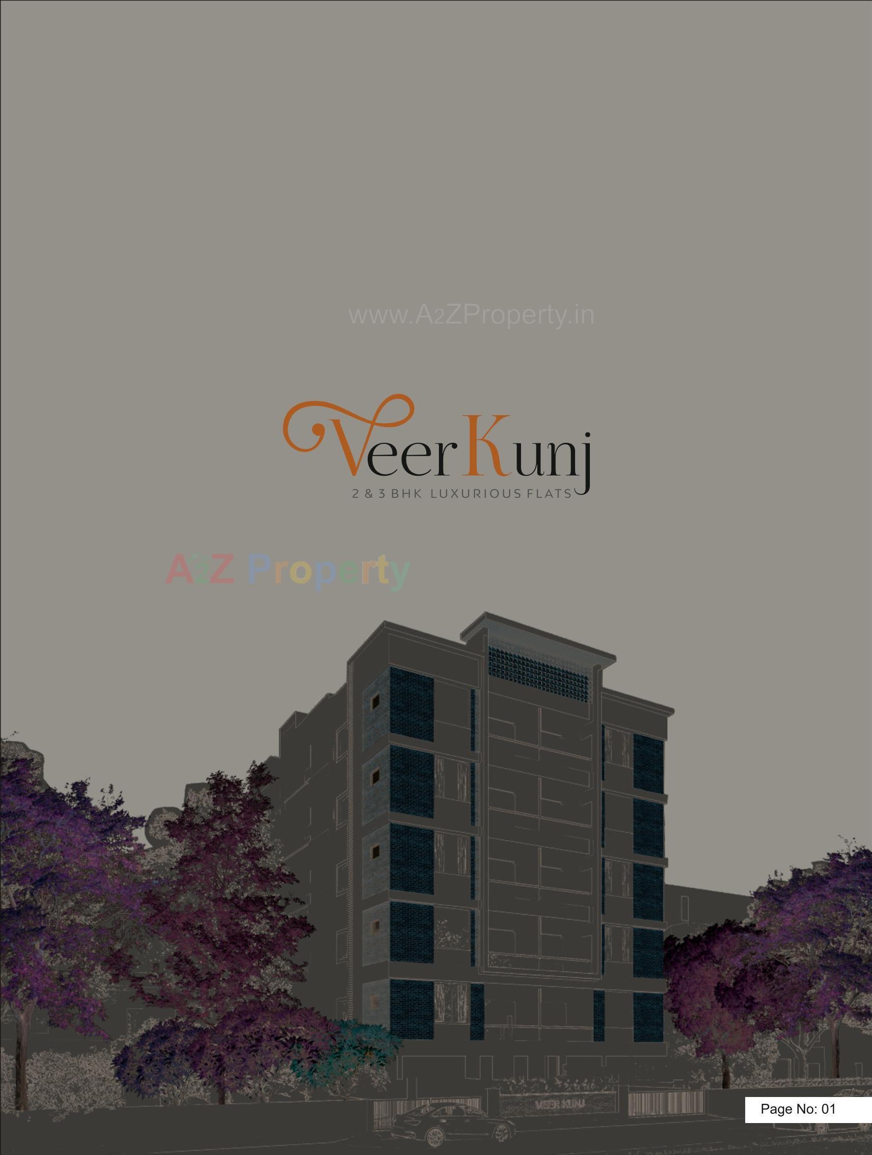 3D Elevation of real estate project Veerkunj located at Vallabh-vidhyanagar, Anand, Gujarat