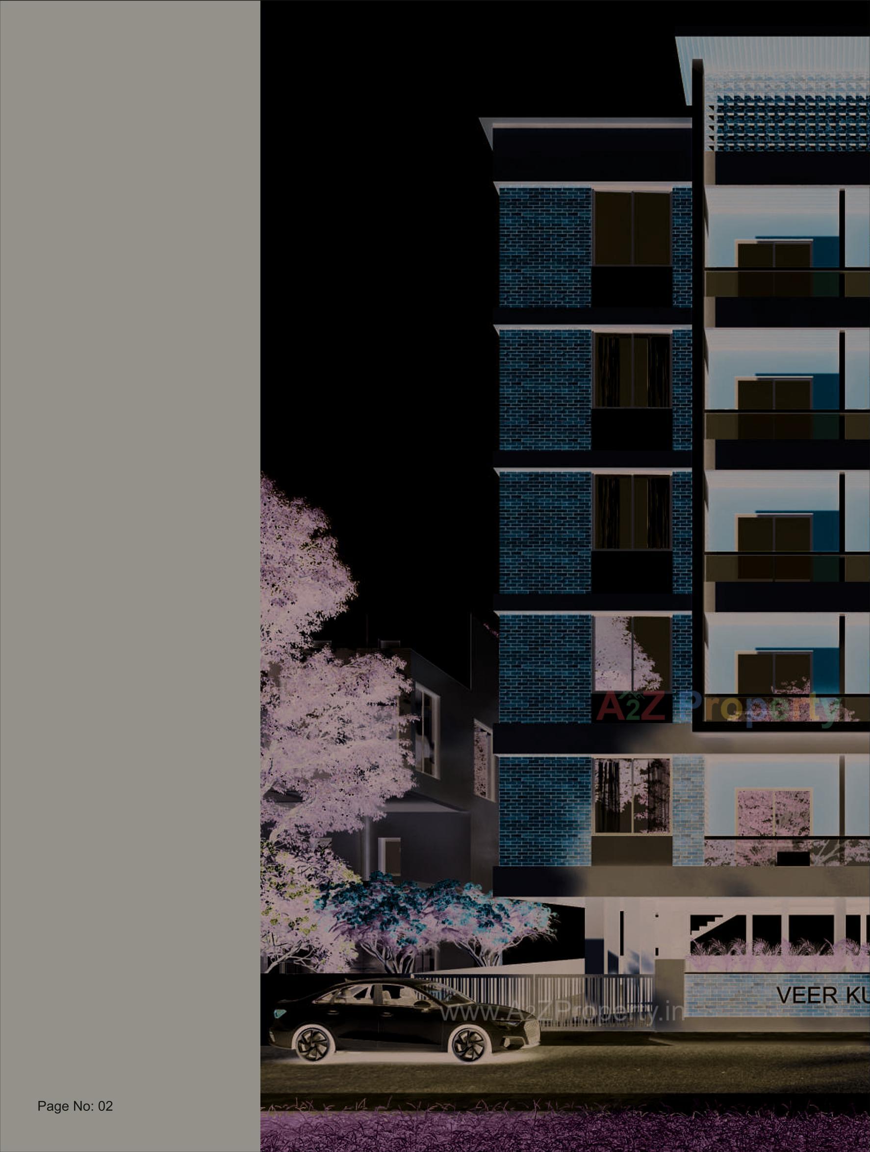 3D Elevation of real estate project Veerkunj located at Vallabh-vidhyanagar, Anand, Gujarat