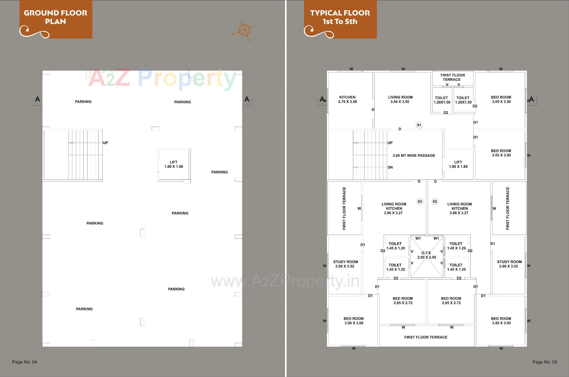 Layout of real estate project Veerkunj located at Vallabh-vidhyanagar, Anand, Gujarat