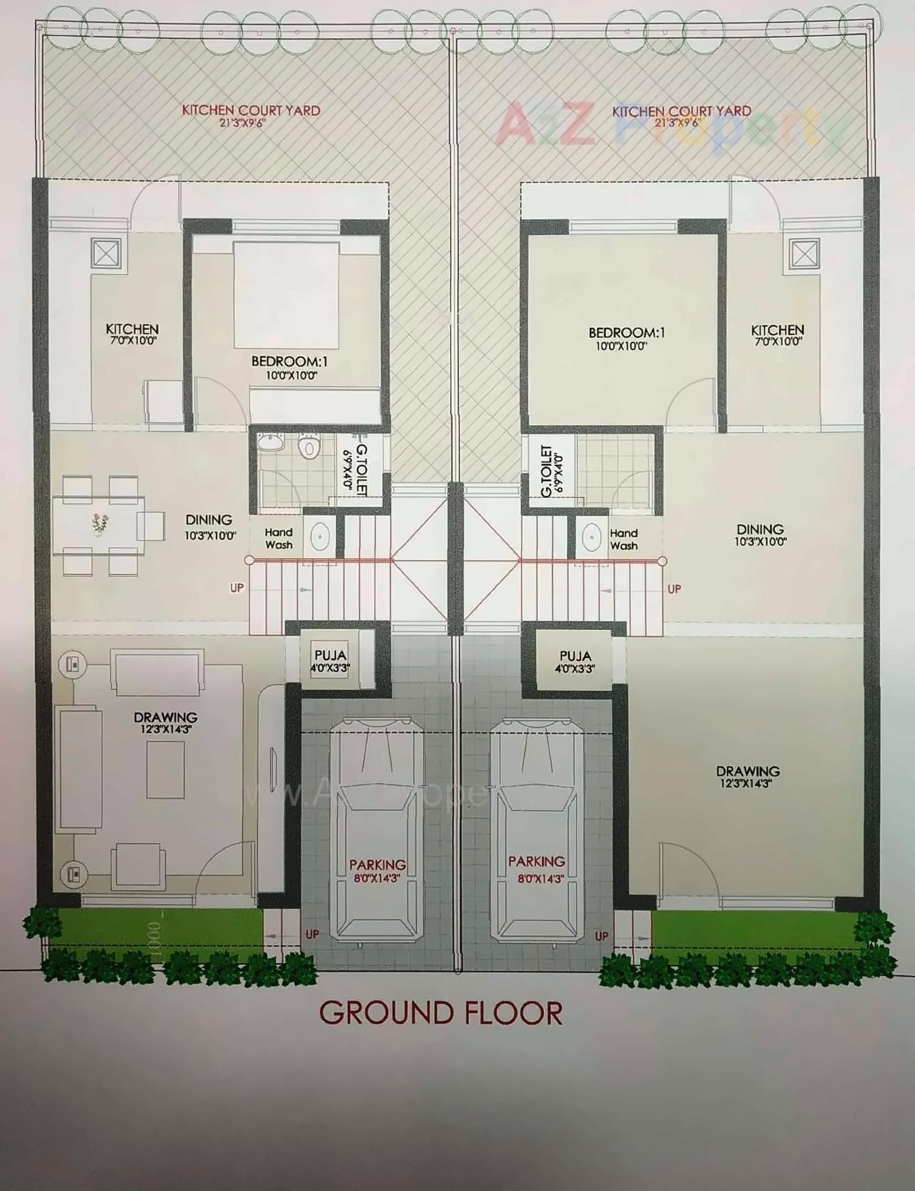 Layout of real estate project Visamo Bunglows located at Anand, Anand, Gujarat